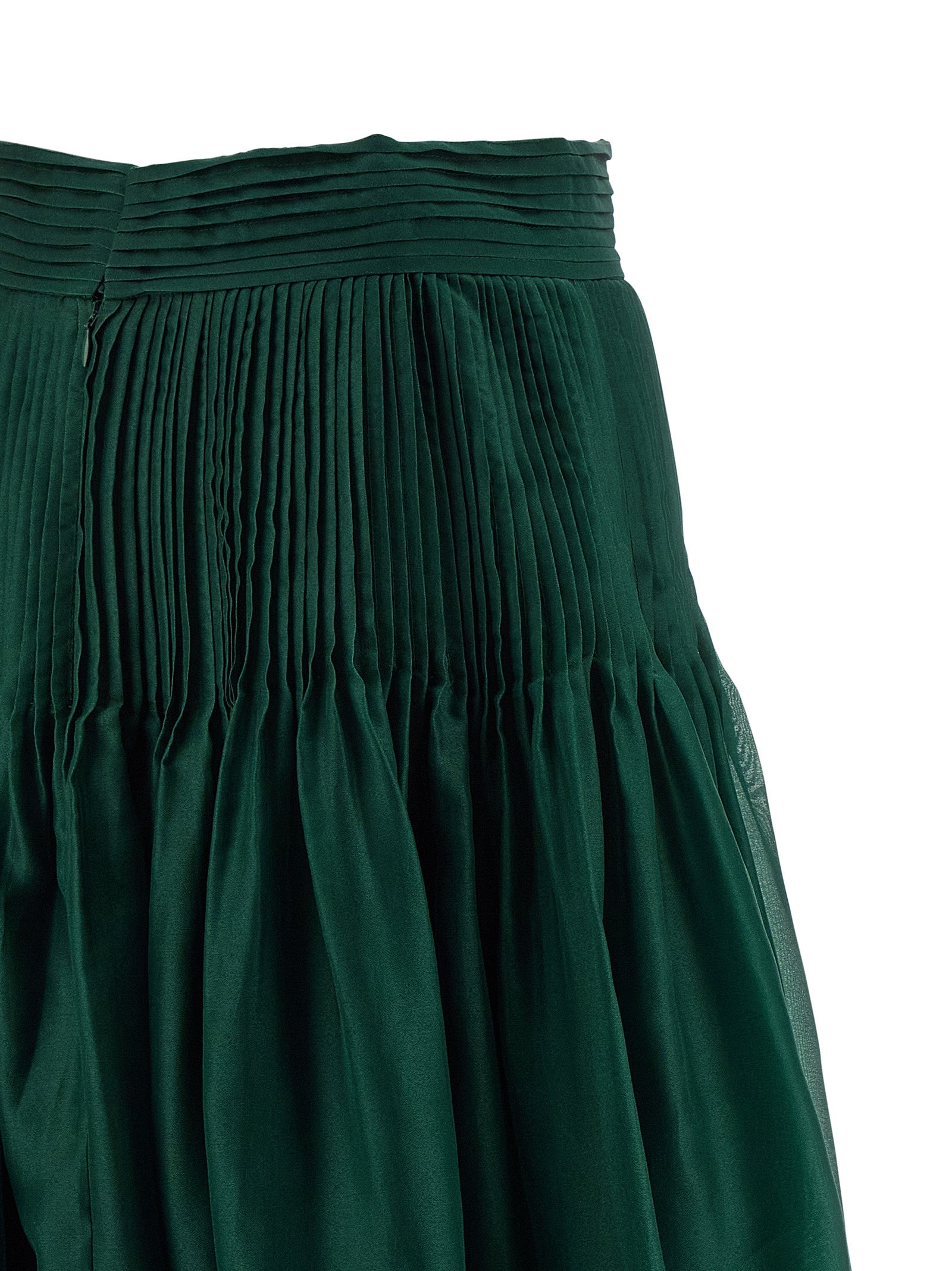 Carolina Herrera Bicolor Silk Mini Women's Skirt