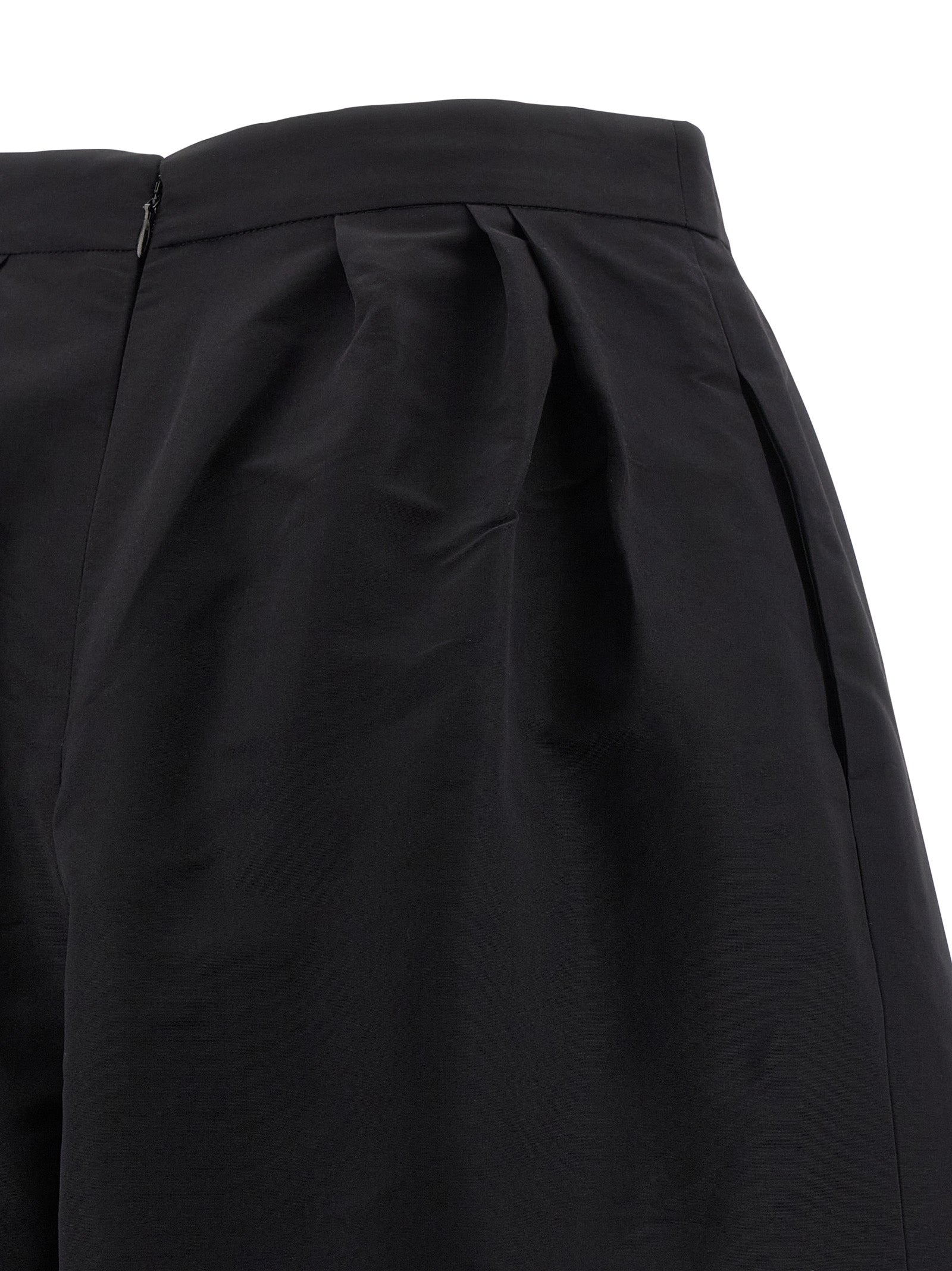 Carolina Herrera Black Silk Casual Women's Pants