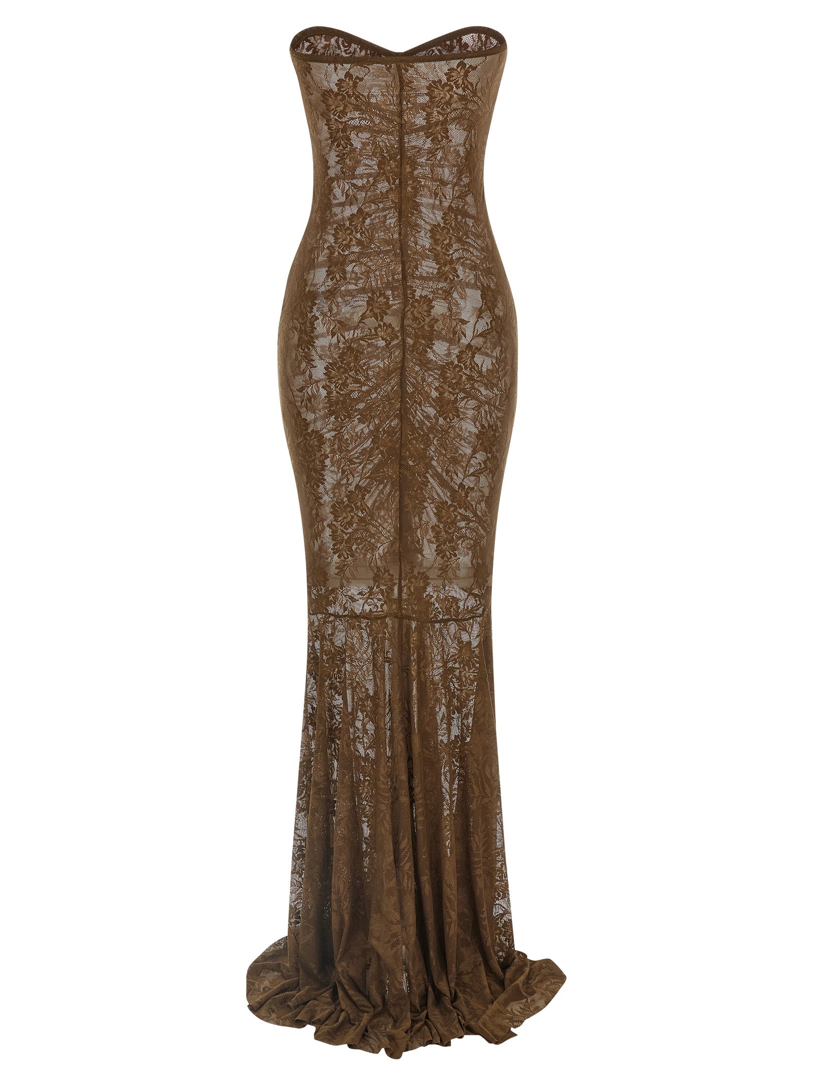 Norma Kamali Bicolor Polyamide Long Women's Dress