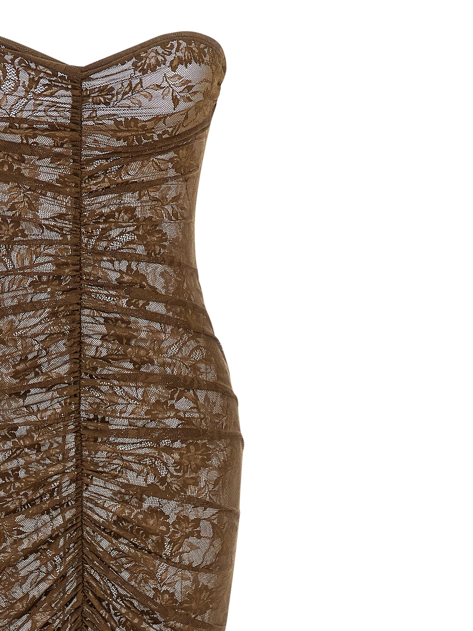 Norma Kamali Bicolor Polyamide Long Women's Dress