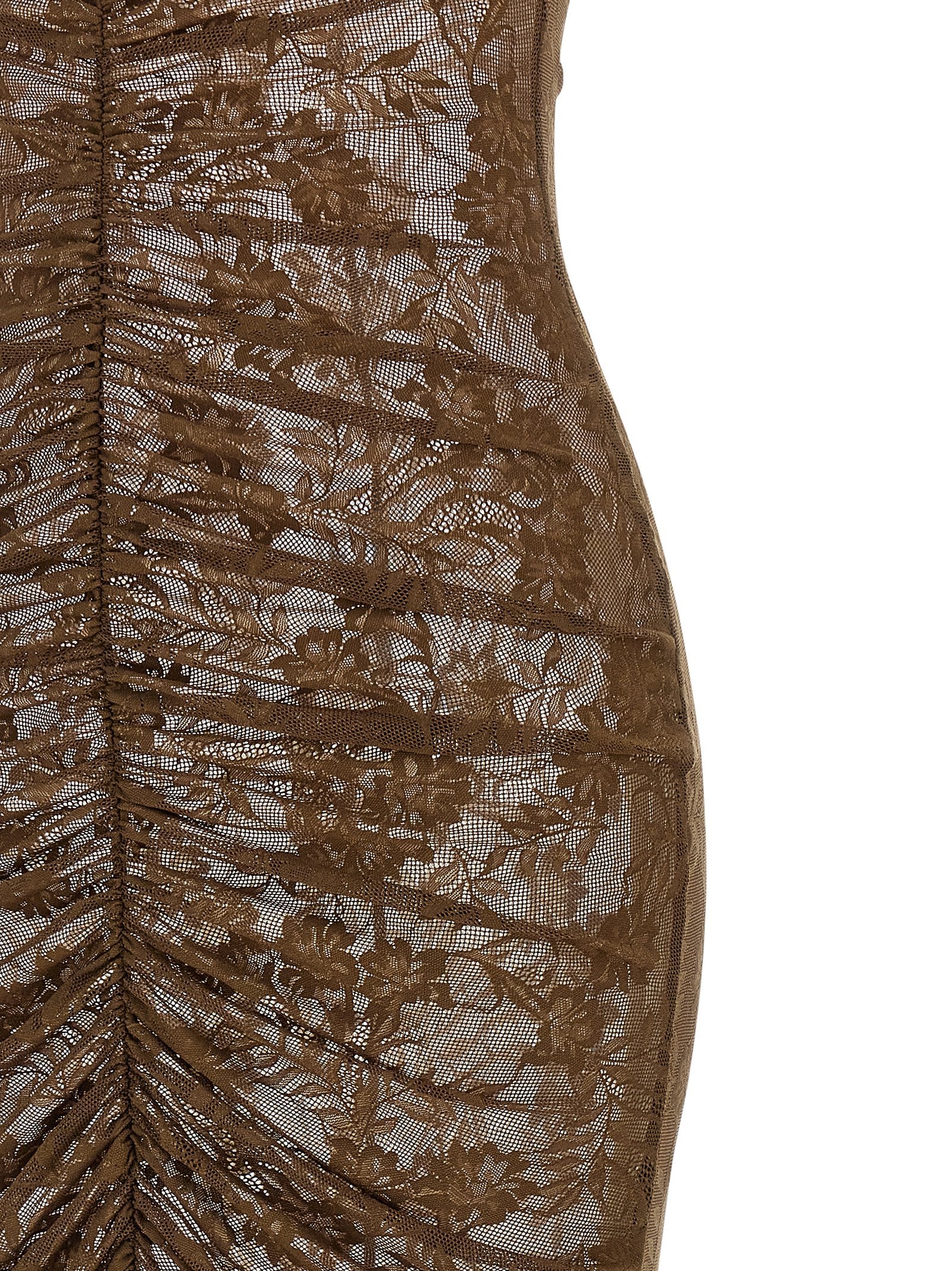 Norma Kamali Bicolor Polyamide Long Women's Dress