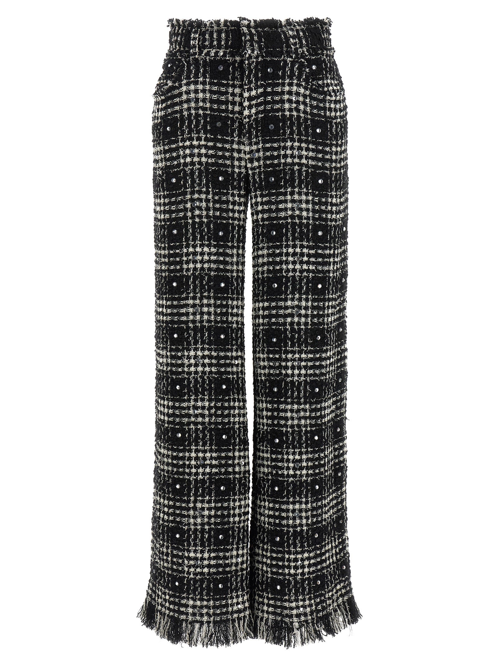 Giuseppe Di Morabito Bicolor Cotton Casual Women's Pants