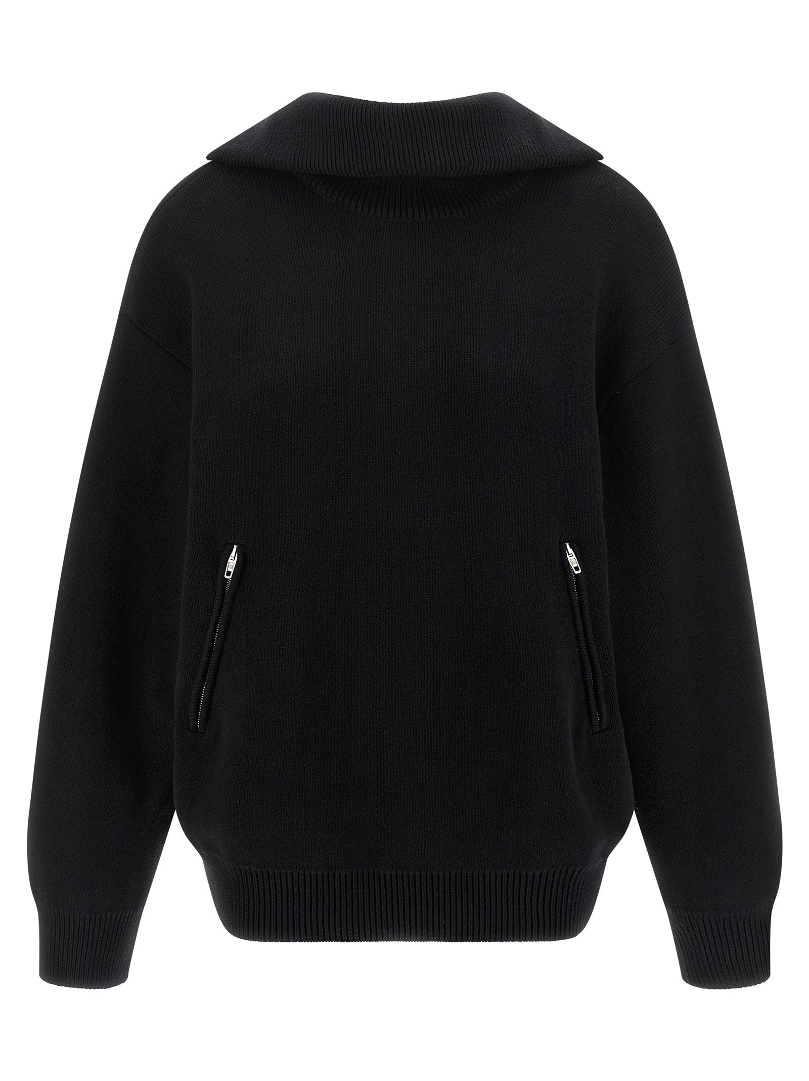 Balenciaga Black Cotton Women's Cardigan