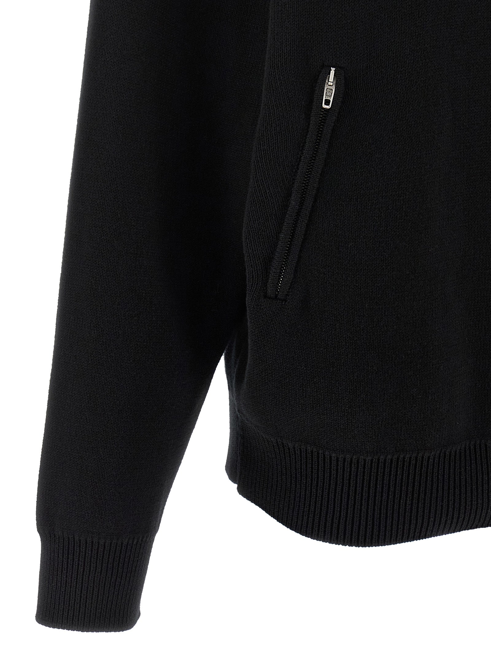 Balenciaga Black Cotton Women's Cardigan