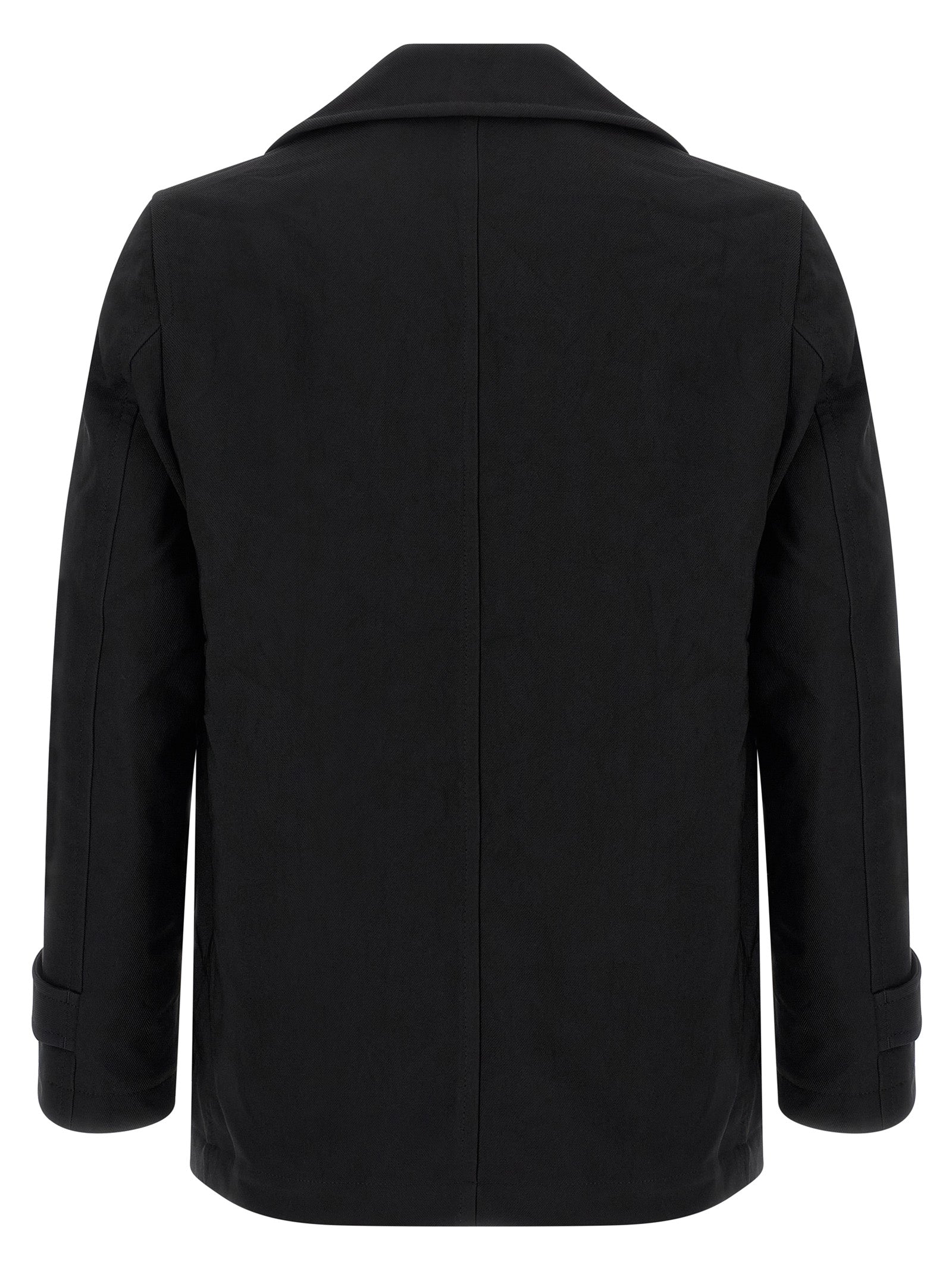 Comme Des Garçons Black Polyester Men's Coat