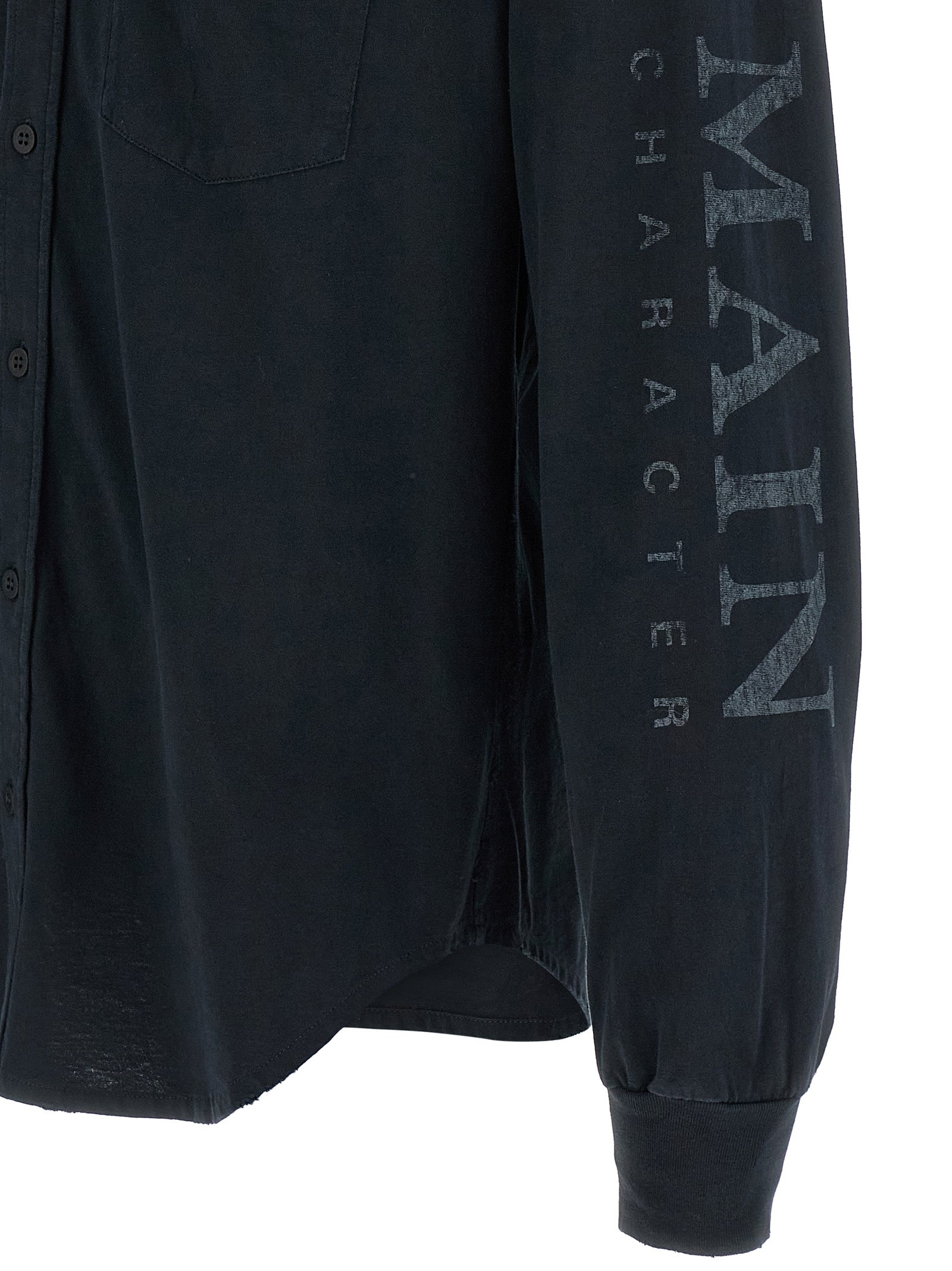 Balenciaga Black Cotton Men's Blouse