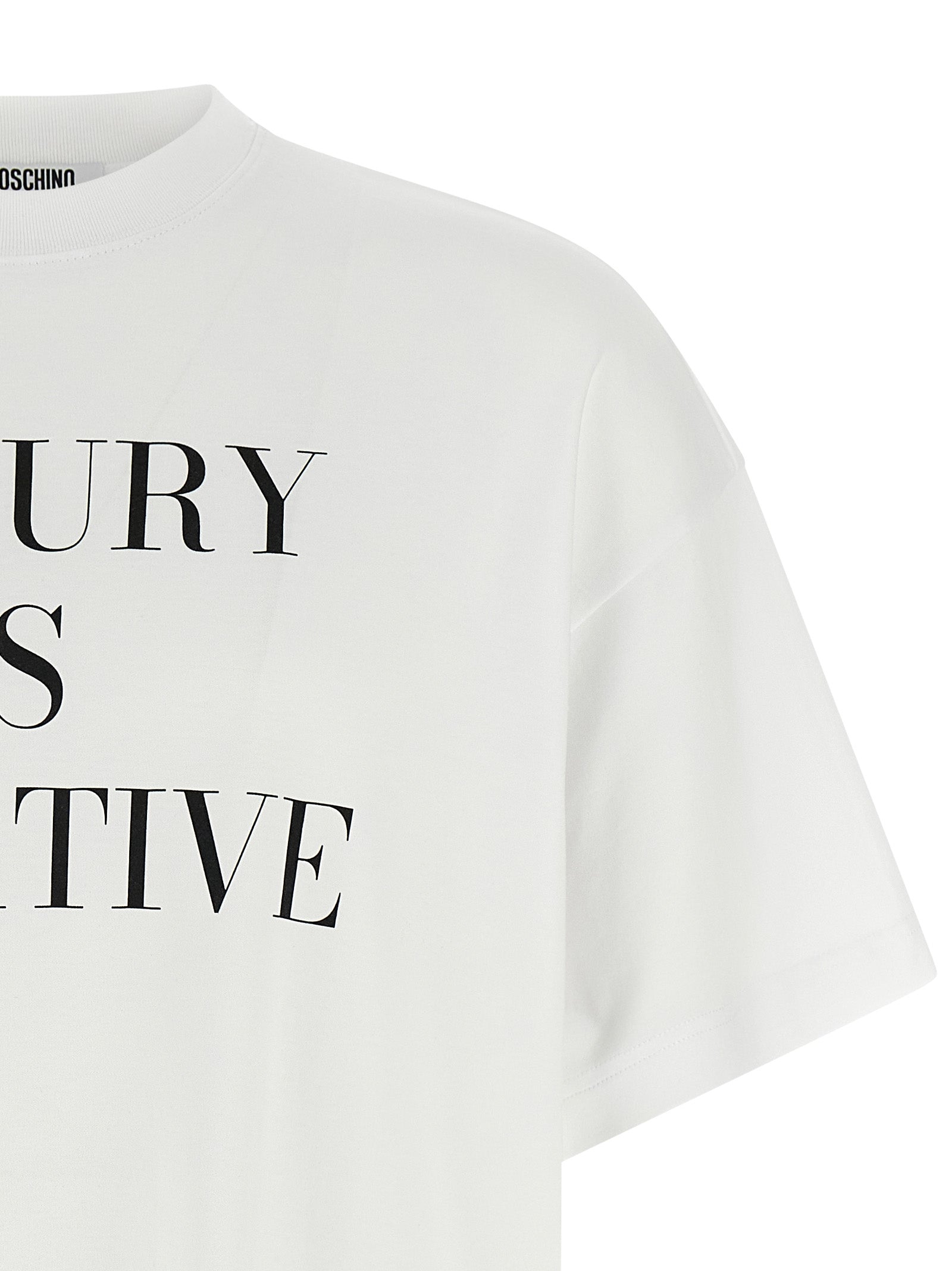 Moschino White Cotton Women's T-Shirt