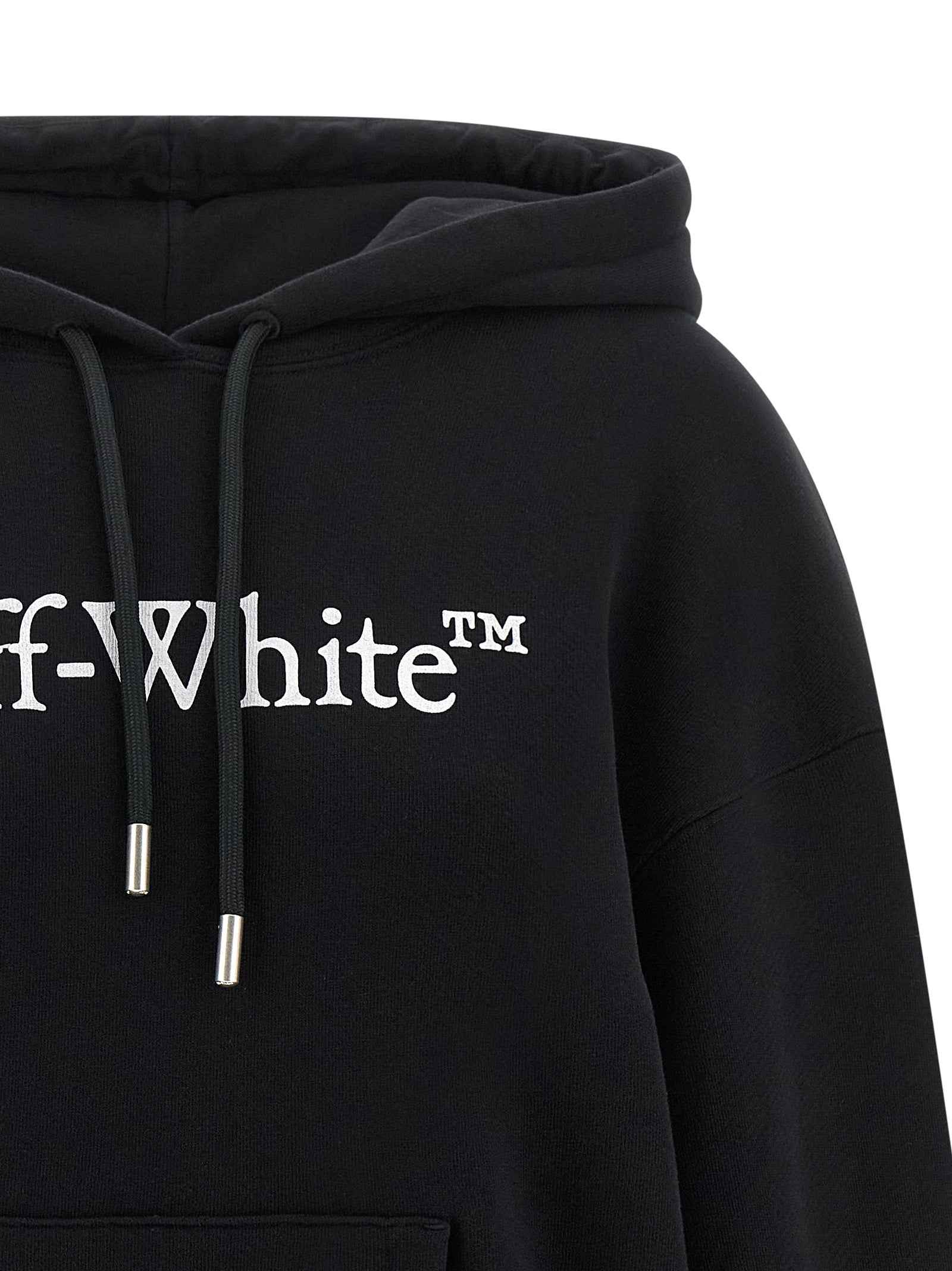 Off-White Bicolor Cotton Women's Hoodie