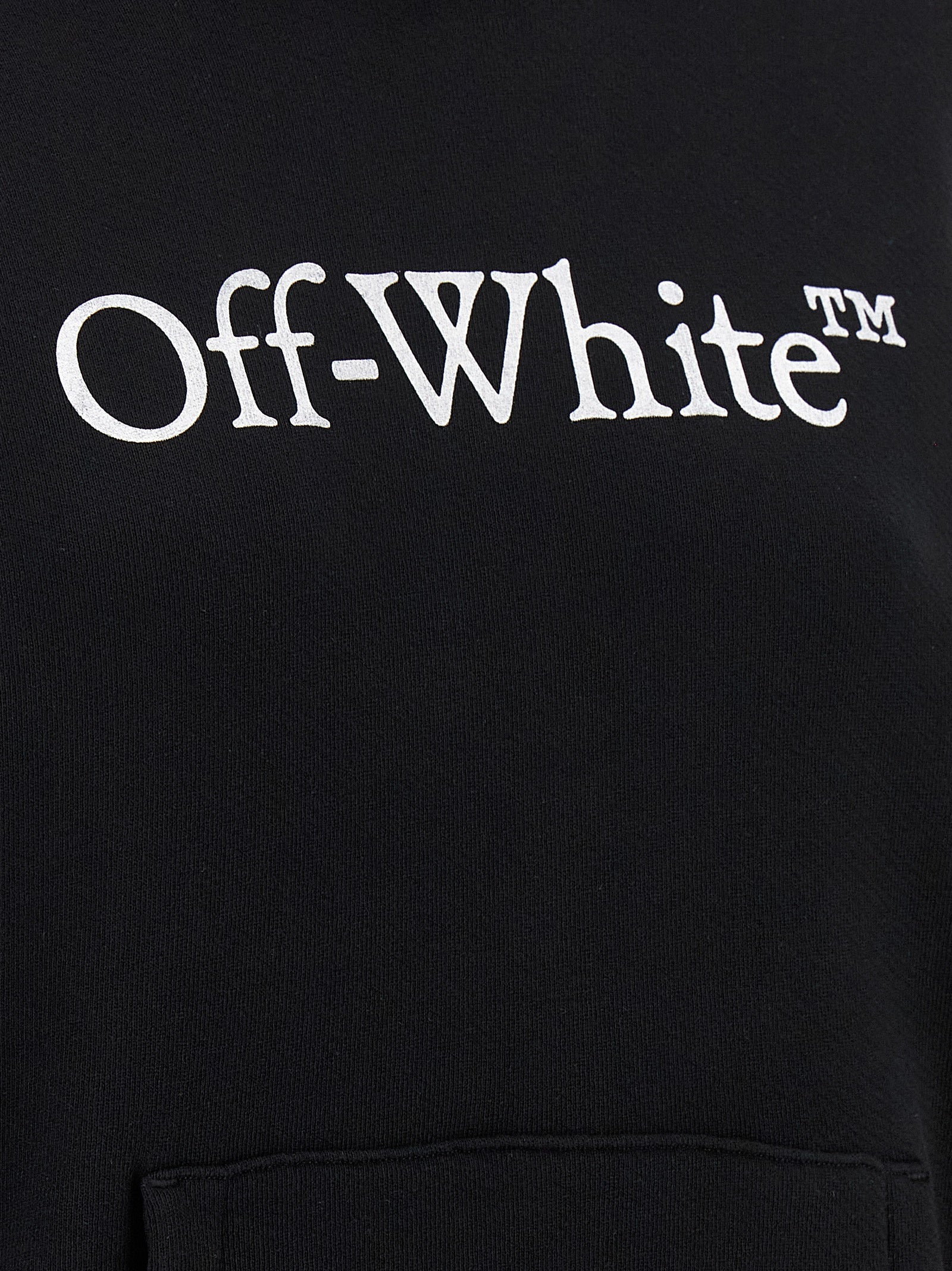 Off-White Bicolor Cotton Women's Hoodie