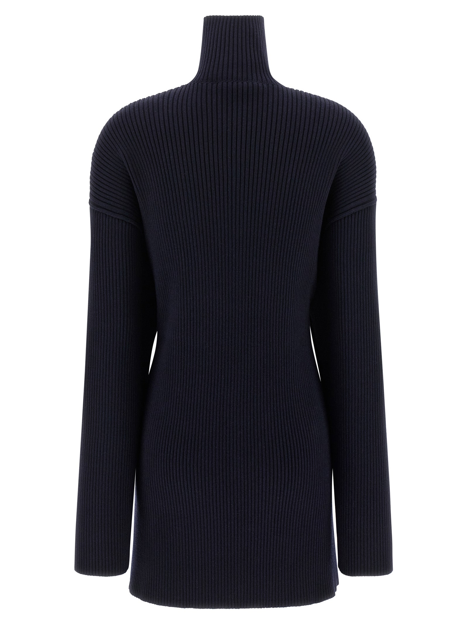 Balenciaga Blue Wool Short Women's Dress