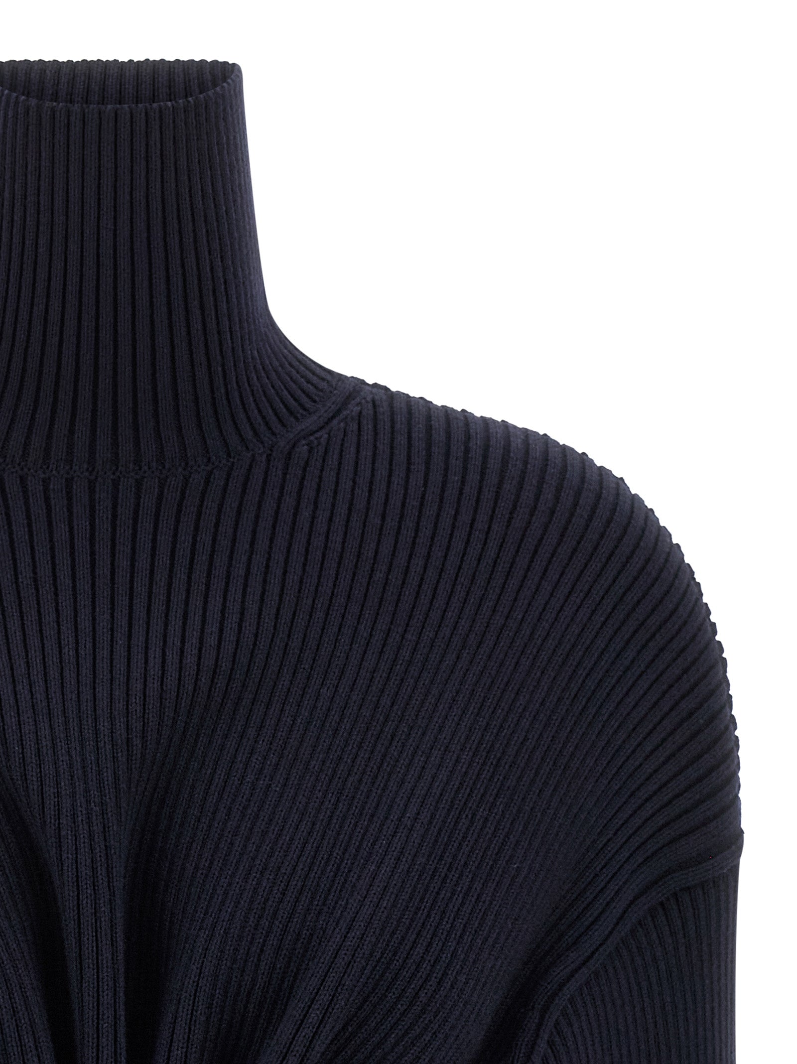 Balenciaga Blue Wool Short Women's Dress