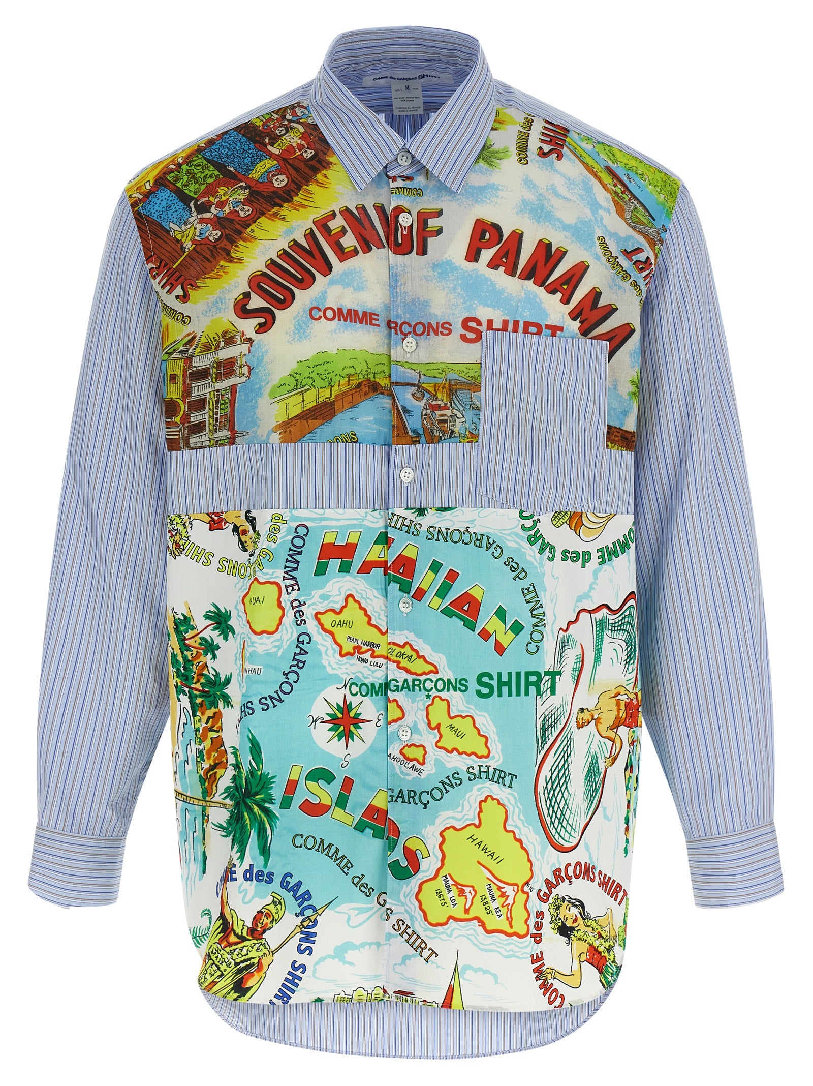 Comme Des Garçons Multicolor Cotton Men's Blouse