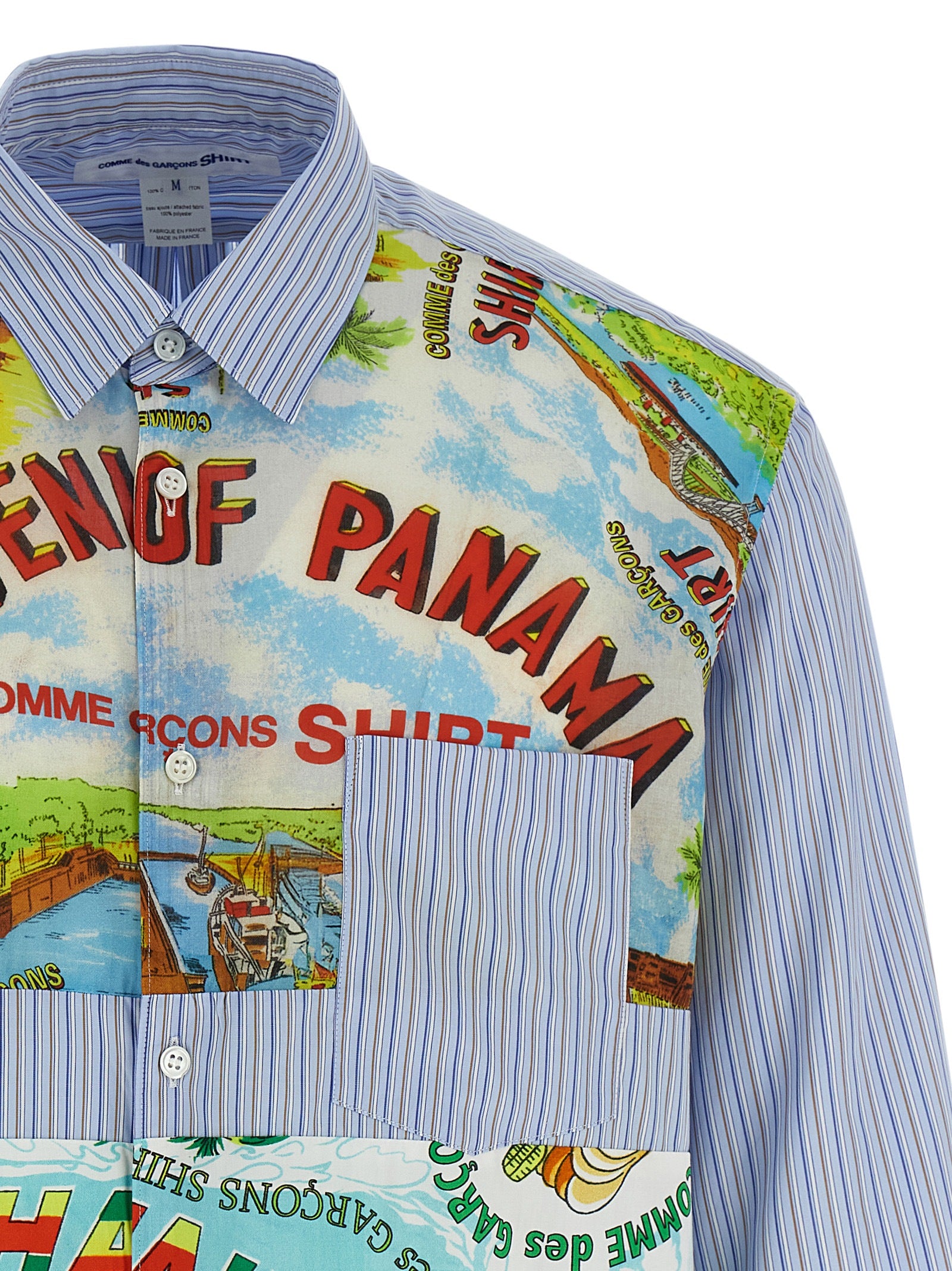 Comme Des Garçons Multicolor Cotton Men's Blouse
