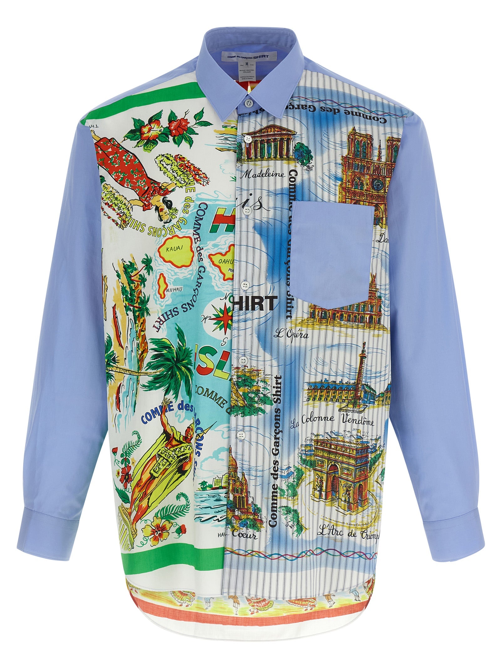 Comme Des Garçons Multicolor Cotton Men's Blouse