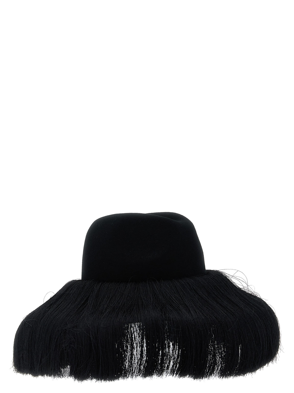 Comme Des Garçons Black Wool Women's Fedora