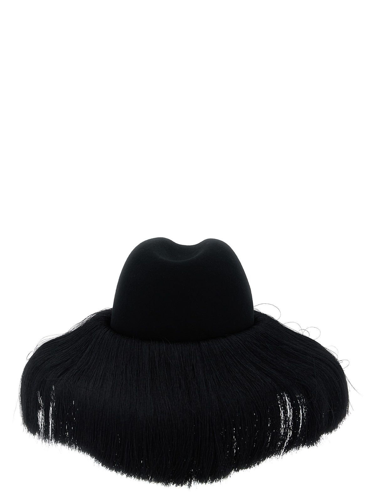 Comme Des Garçons Black Wool Women's Fedora