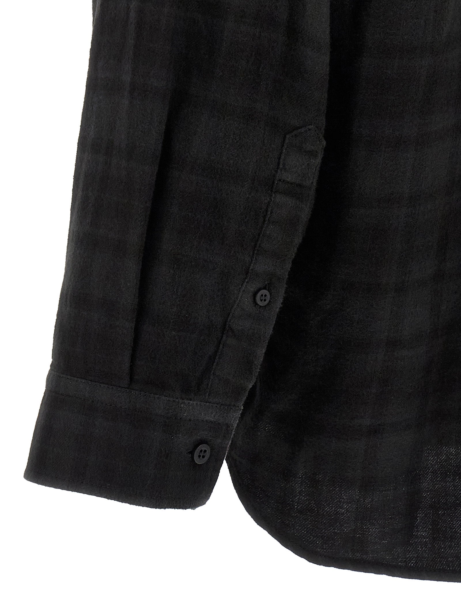Balenciaga Black Cotton Men's Blouse