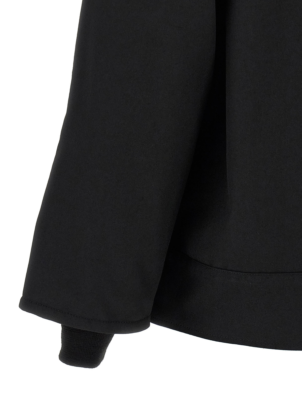 Comme Des Garçons Black Polyester Full-Length Men's Jacket