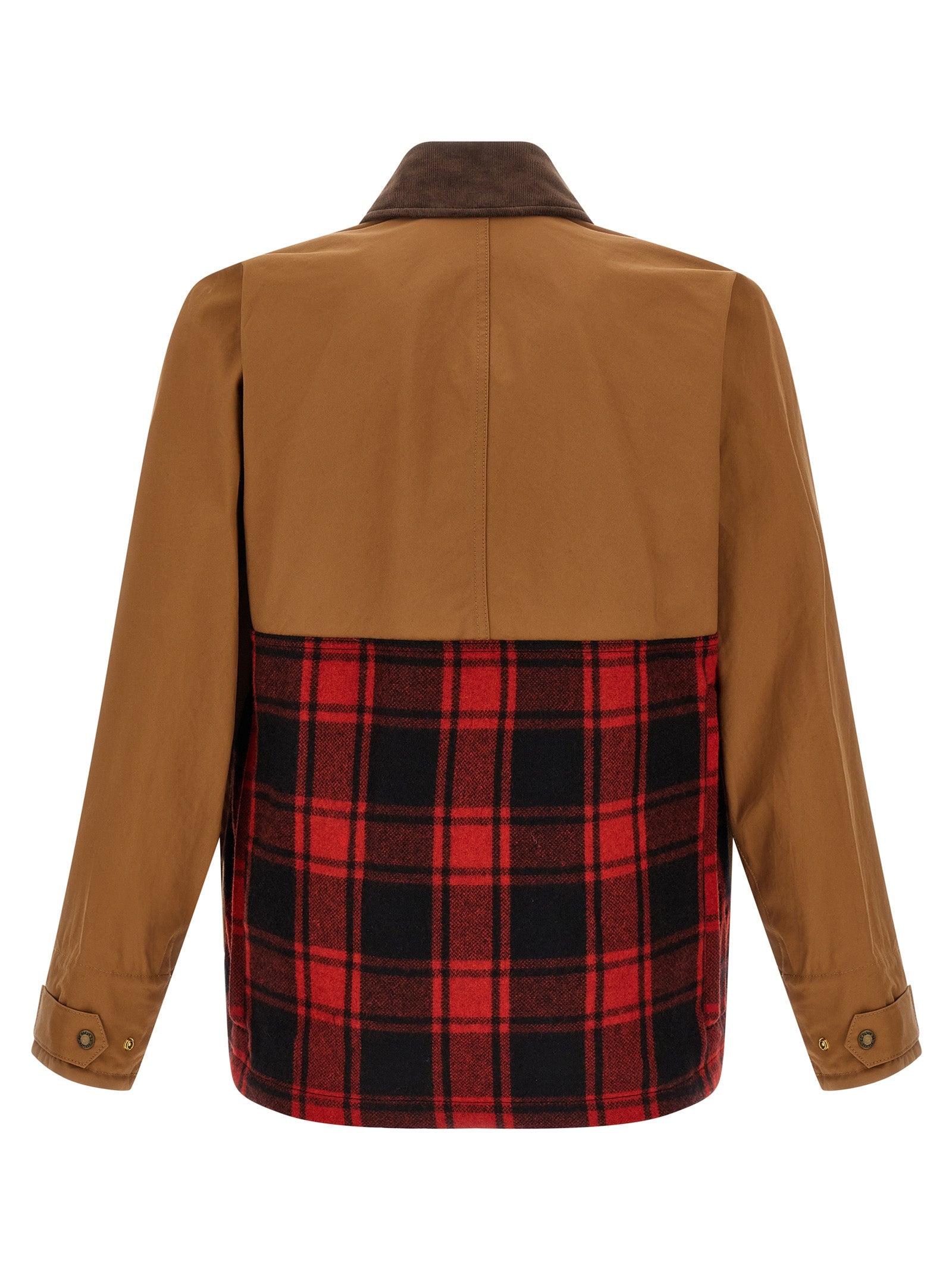 Junya Watanabe Brown Cotton Shell Men's Jacket