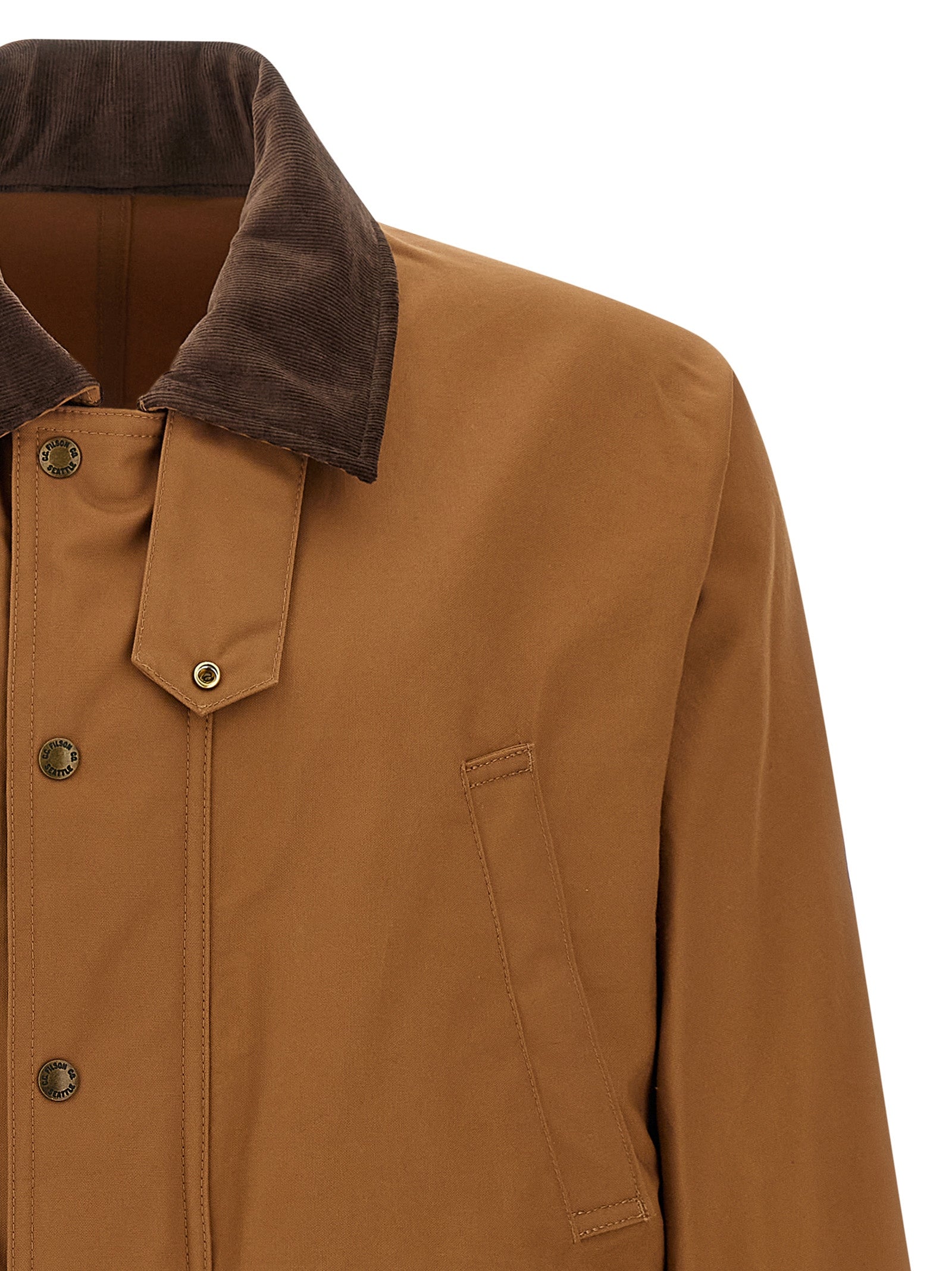 Junya Watanabe Brown Cotton Shell Men's Jacket