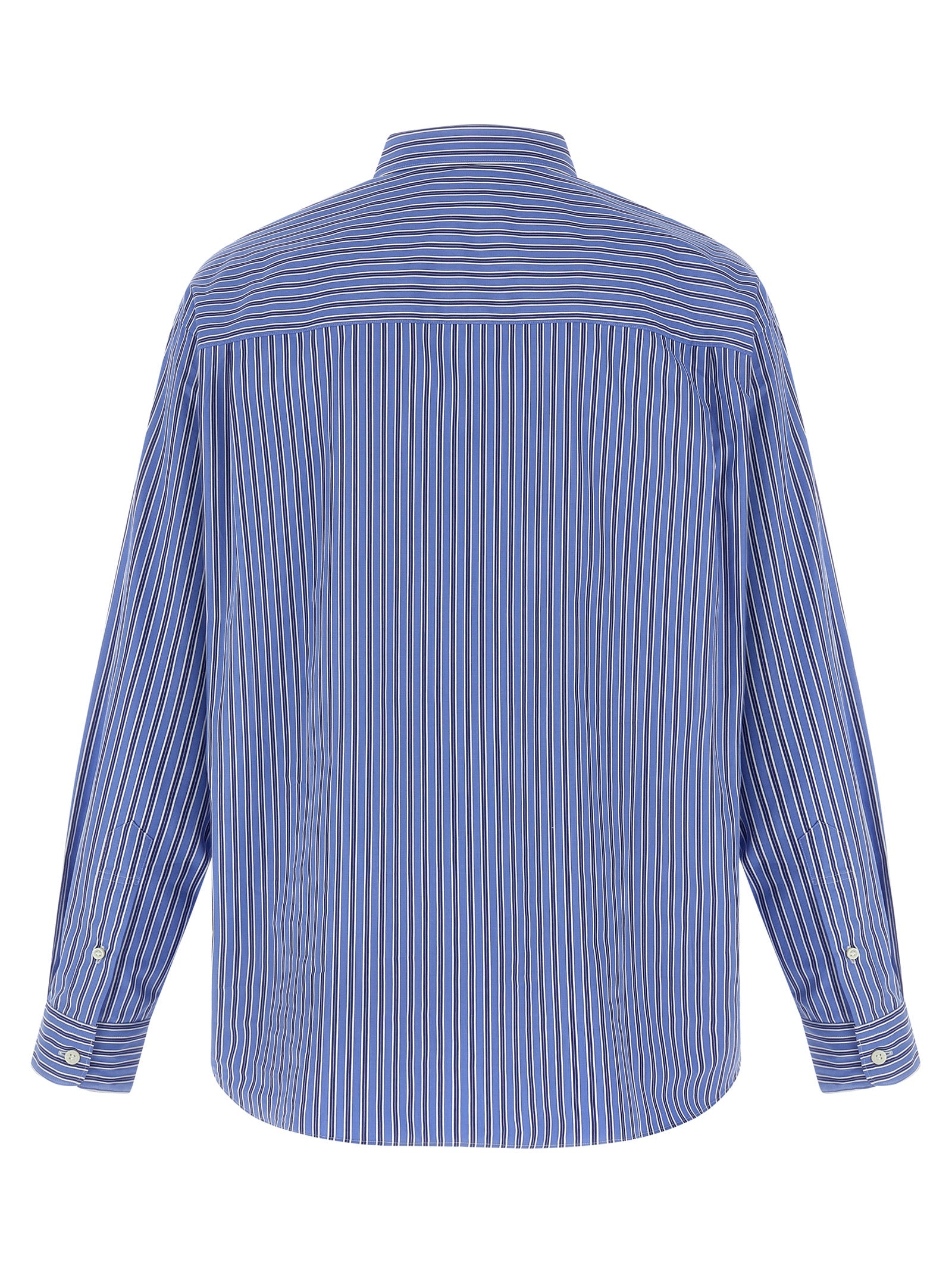 Comme Des Garçons Blue Cotton Men's Blouse