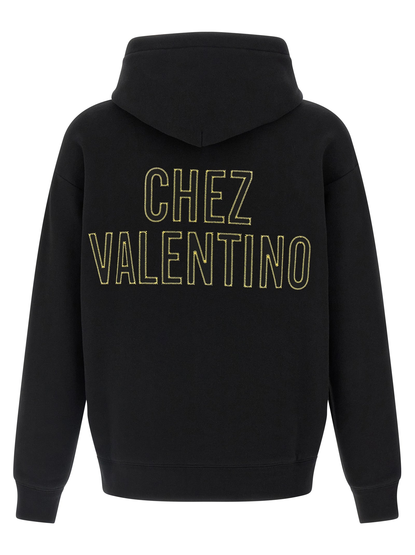 Valentino Garavani Black Cotton Men's Sweatshirt