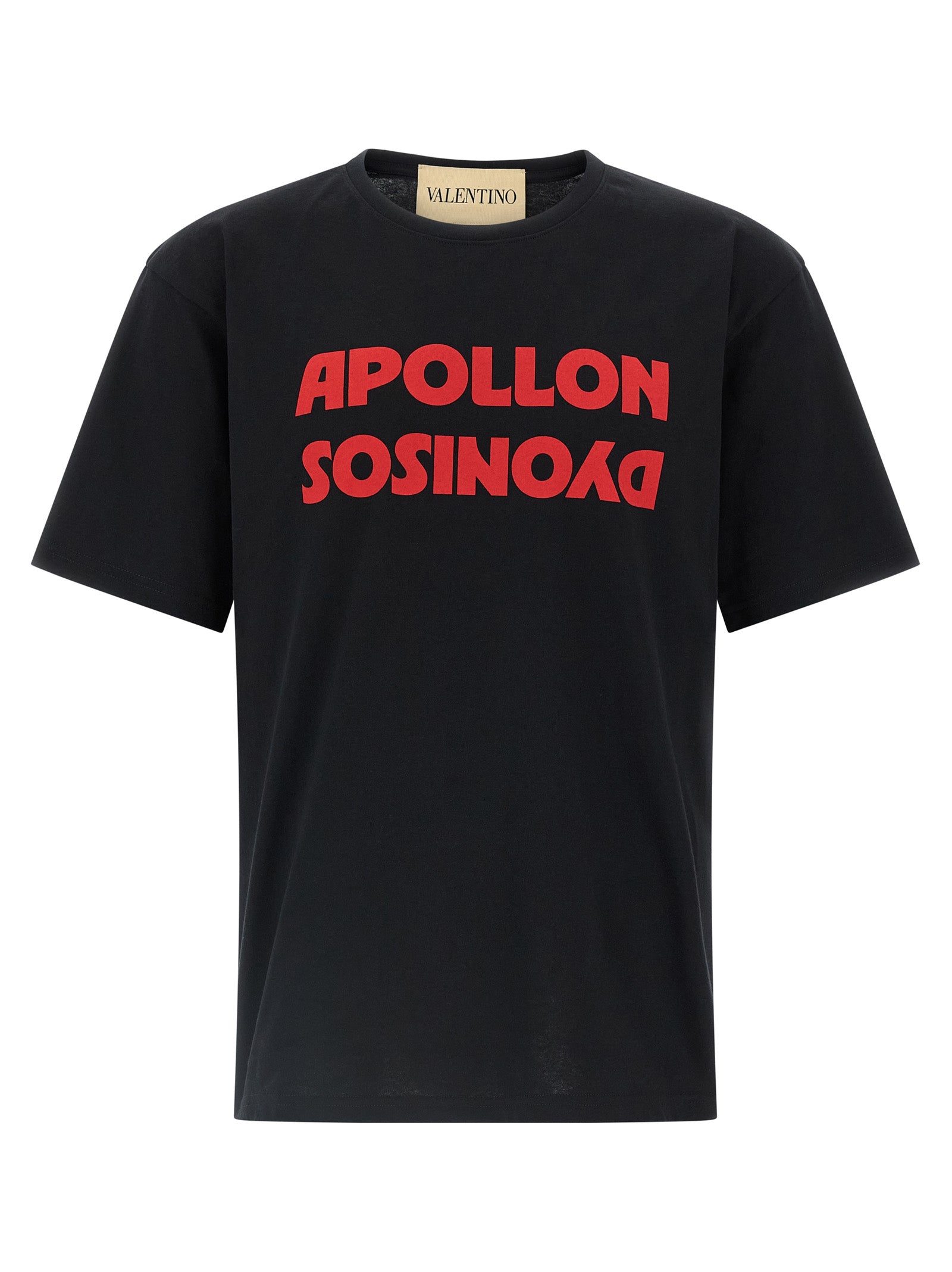 Valentino Garavani Black Cotton Men's T-Shirt