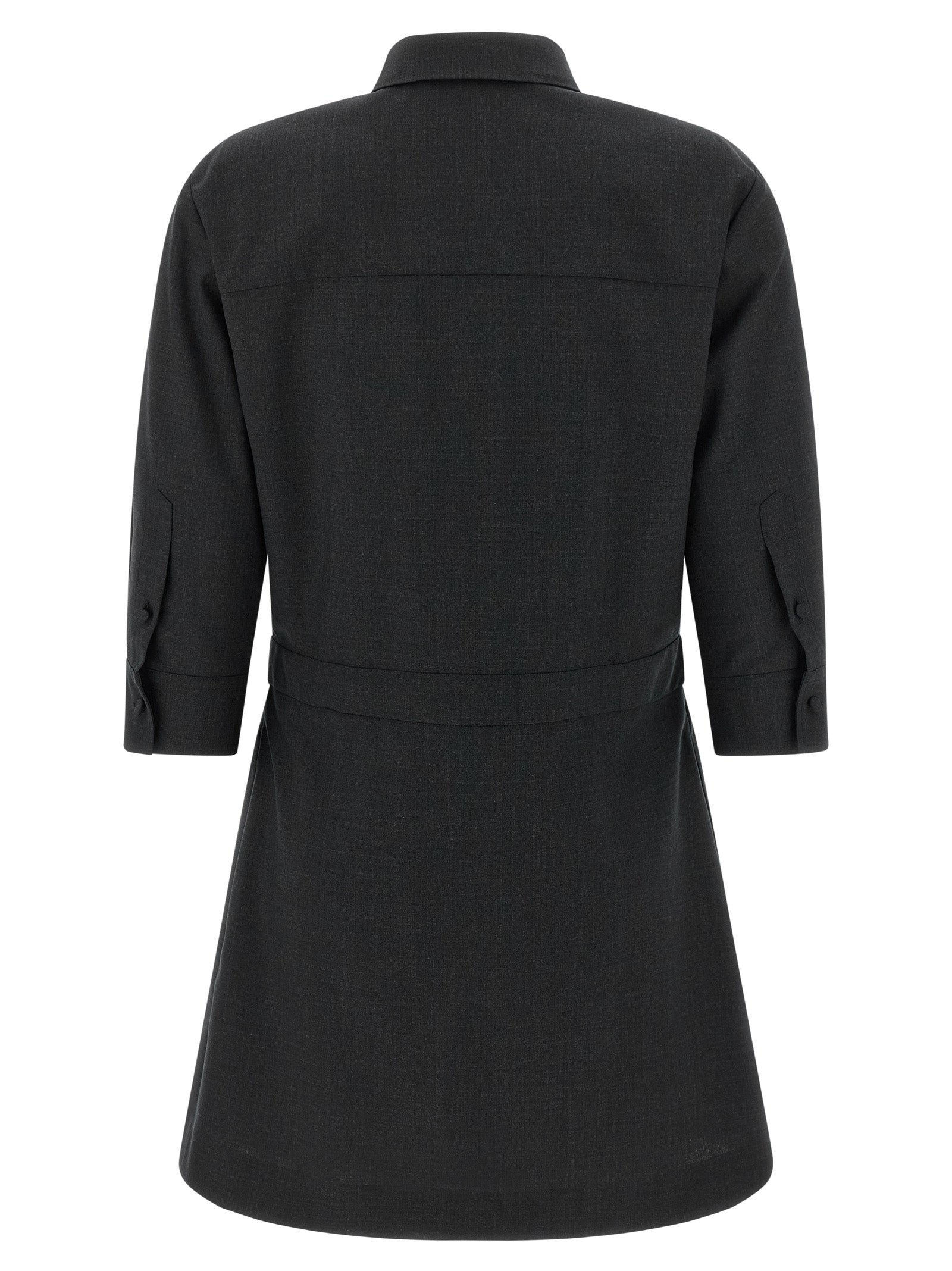 Gucci Gray Wool Short Women's Dress