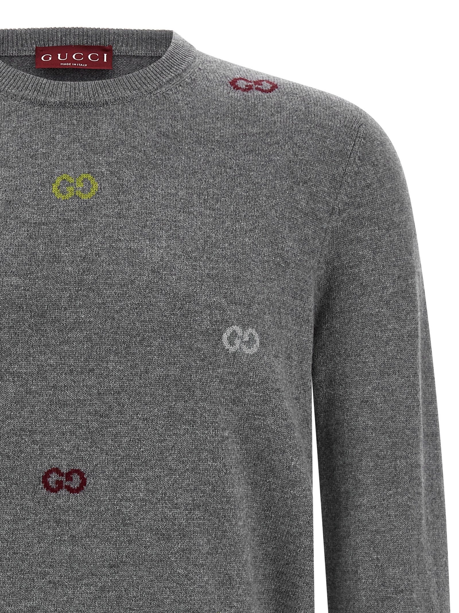 Gucci Gray Cashmere Men's Cardigan