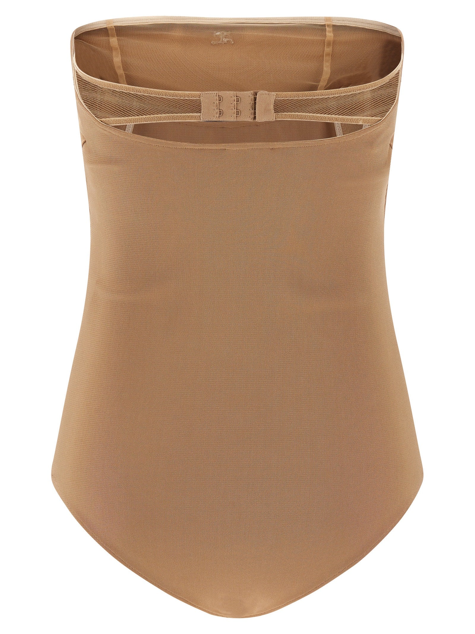 Courrèges Beige Viscose Women's Bodysuit