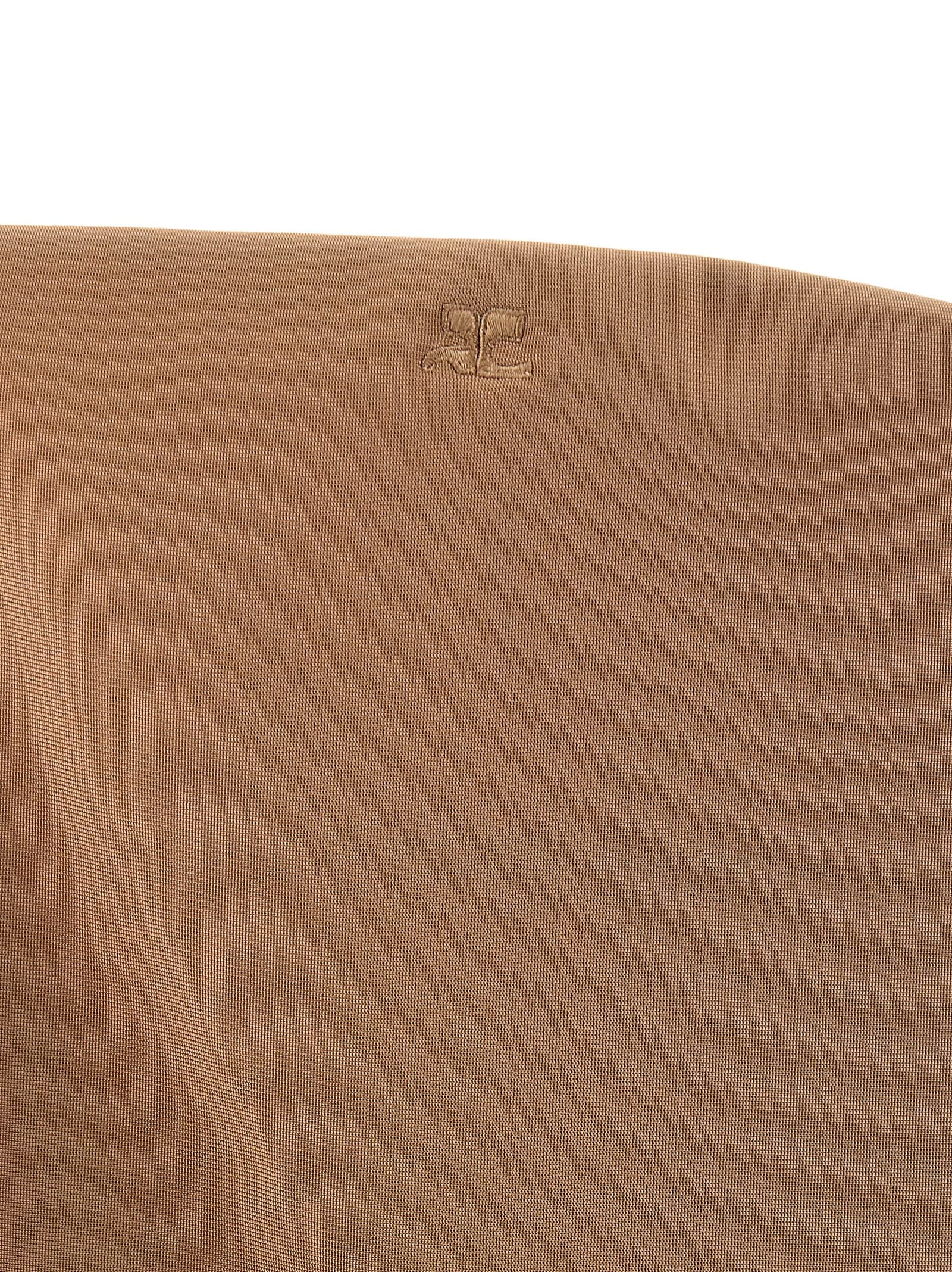Courrèges Beige Viscose Women's Bodysuit