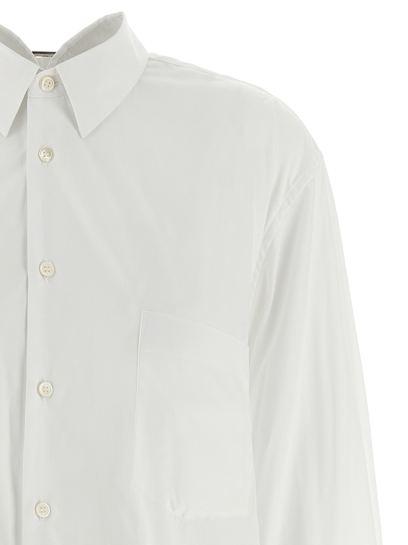 Comme Des Garçons White Cotton Women's Blouse