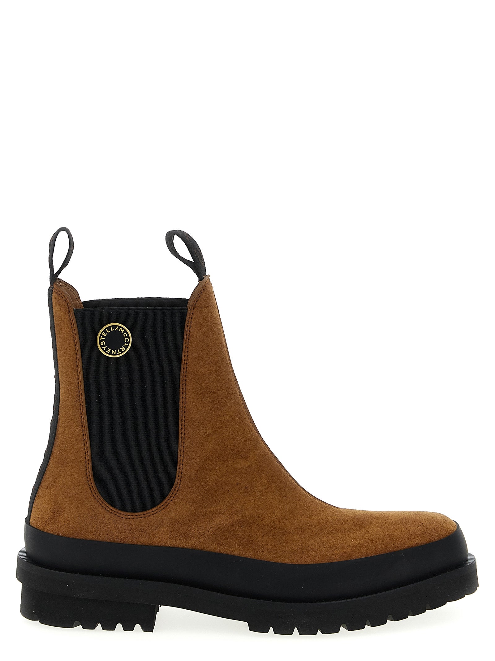 Stella McCartney Brown Viscose Ankle Women's Boots