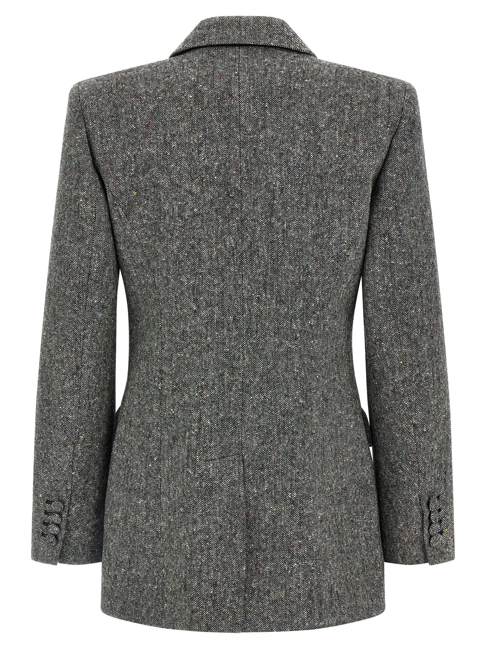 Valentino Garavani Gray Virgin Wool Women's Blazer