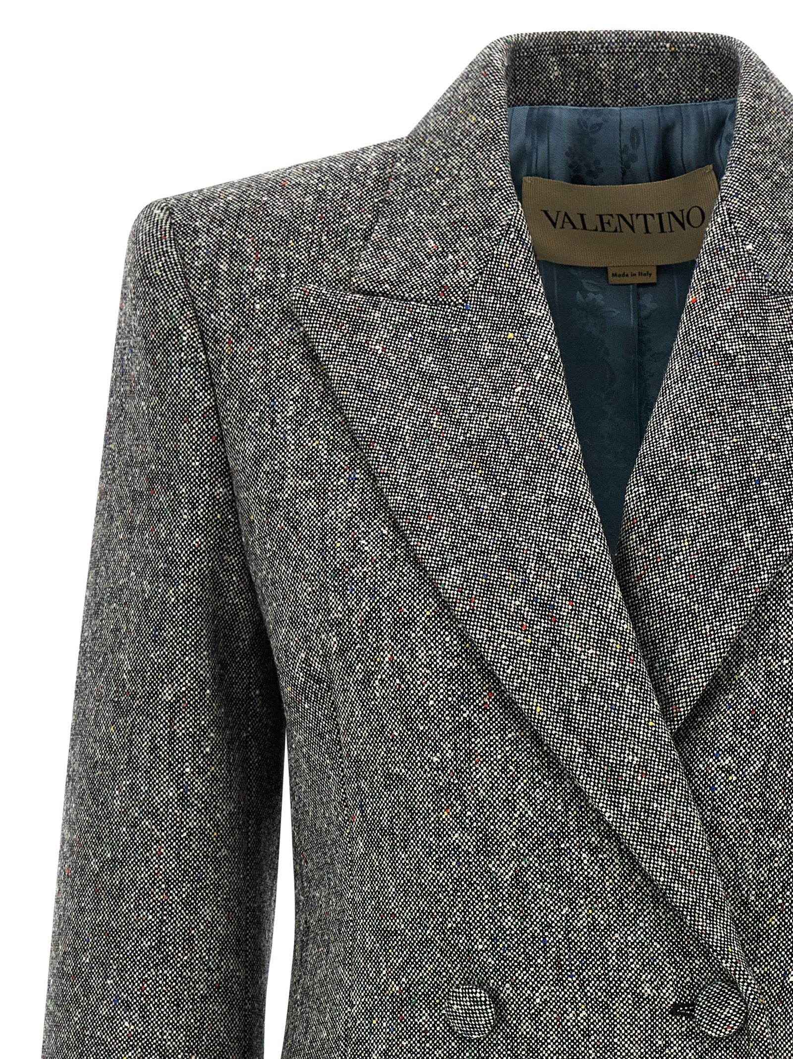 Valentino Garavani Gray Virgin Wool Women's Blazer