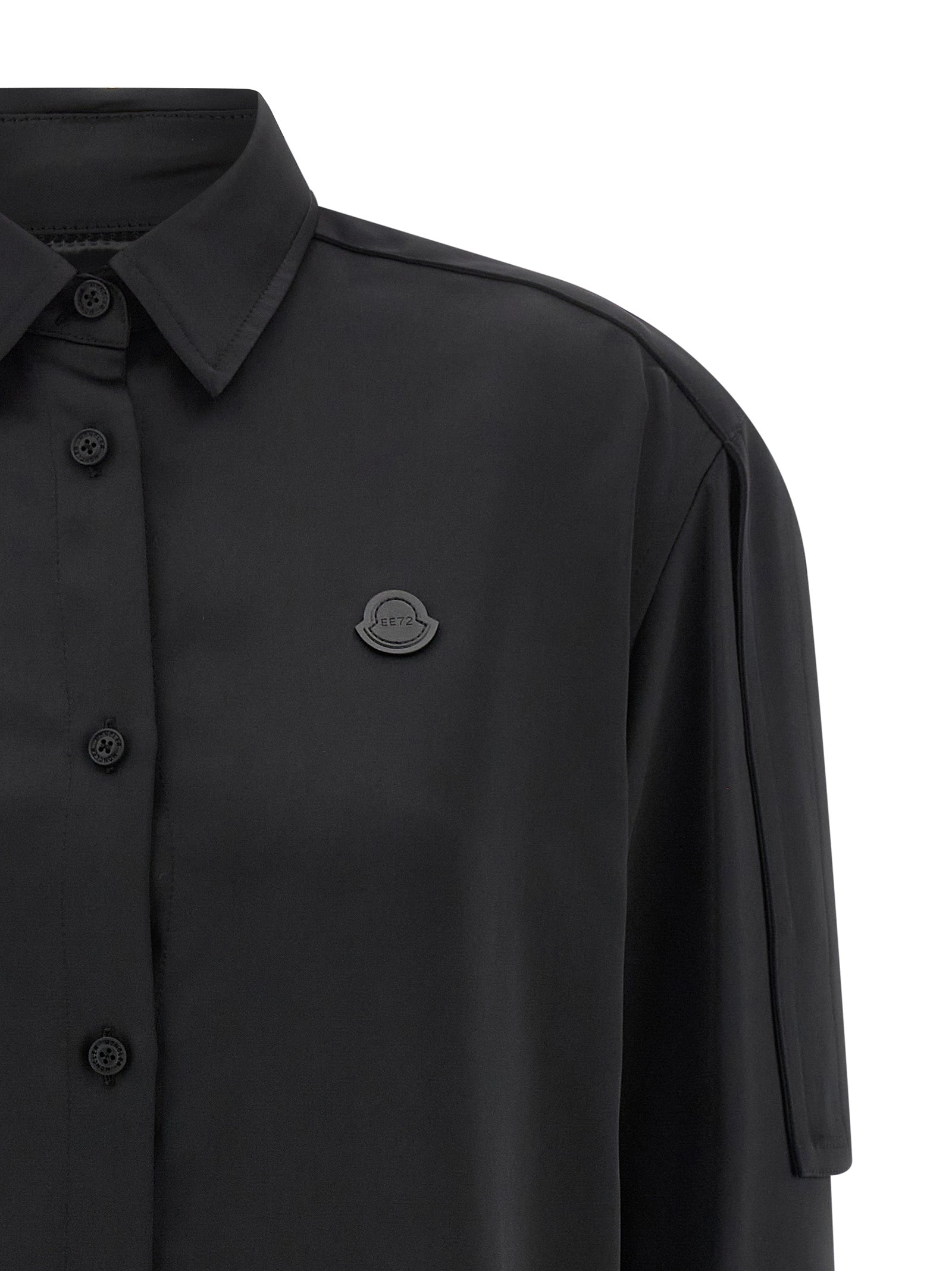 MONCLER GENIUS Black Polyester Women's Blouse