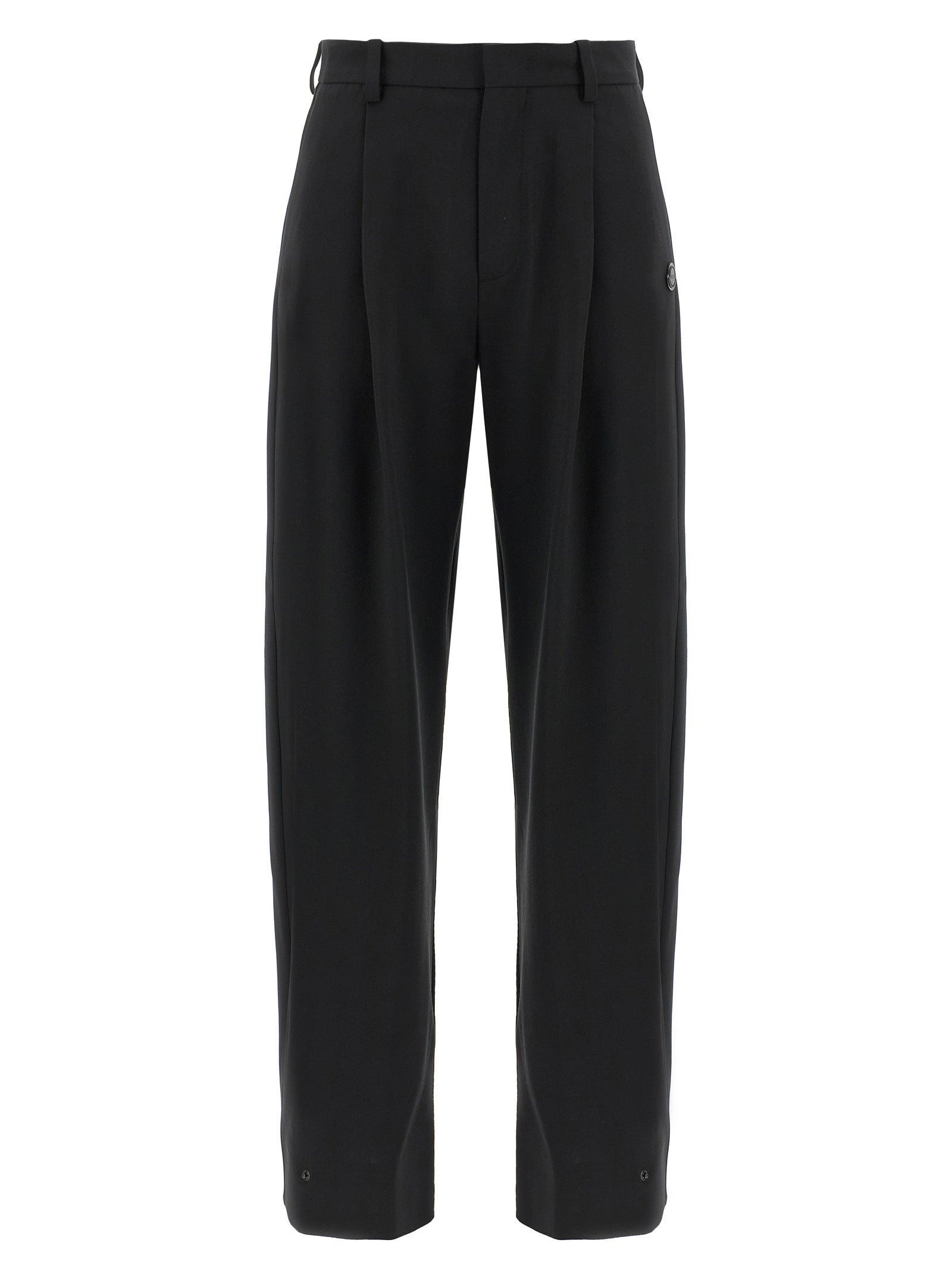MONCLER GENIUS Black Polyester Dress Women's Pants