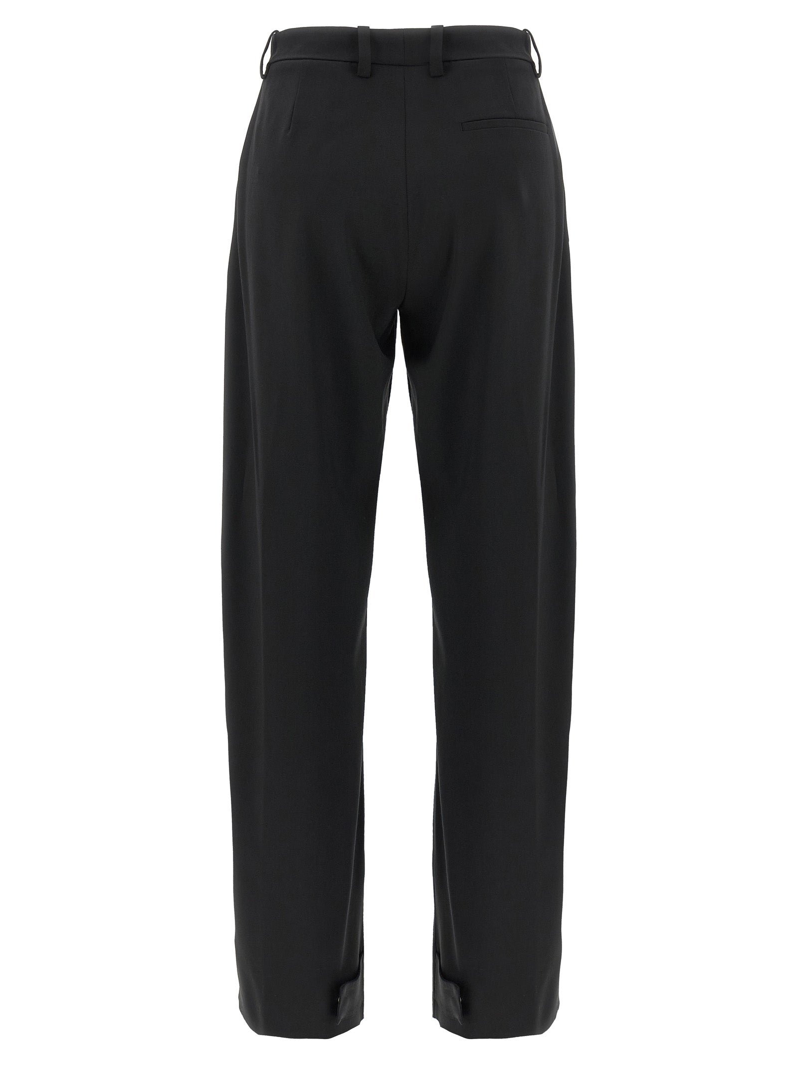 MONCLER GENIUS Black Polyester Dress Women's Pants