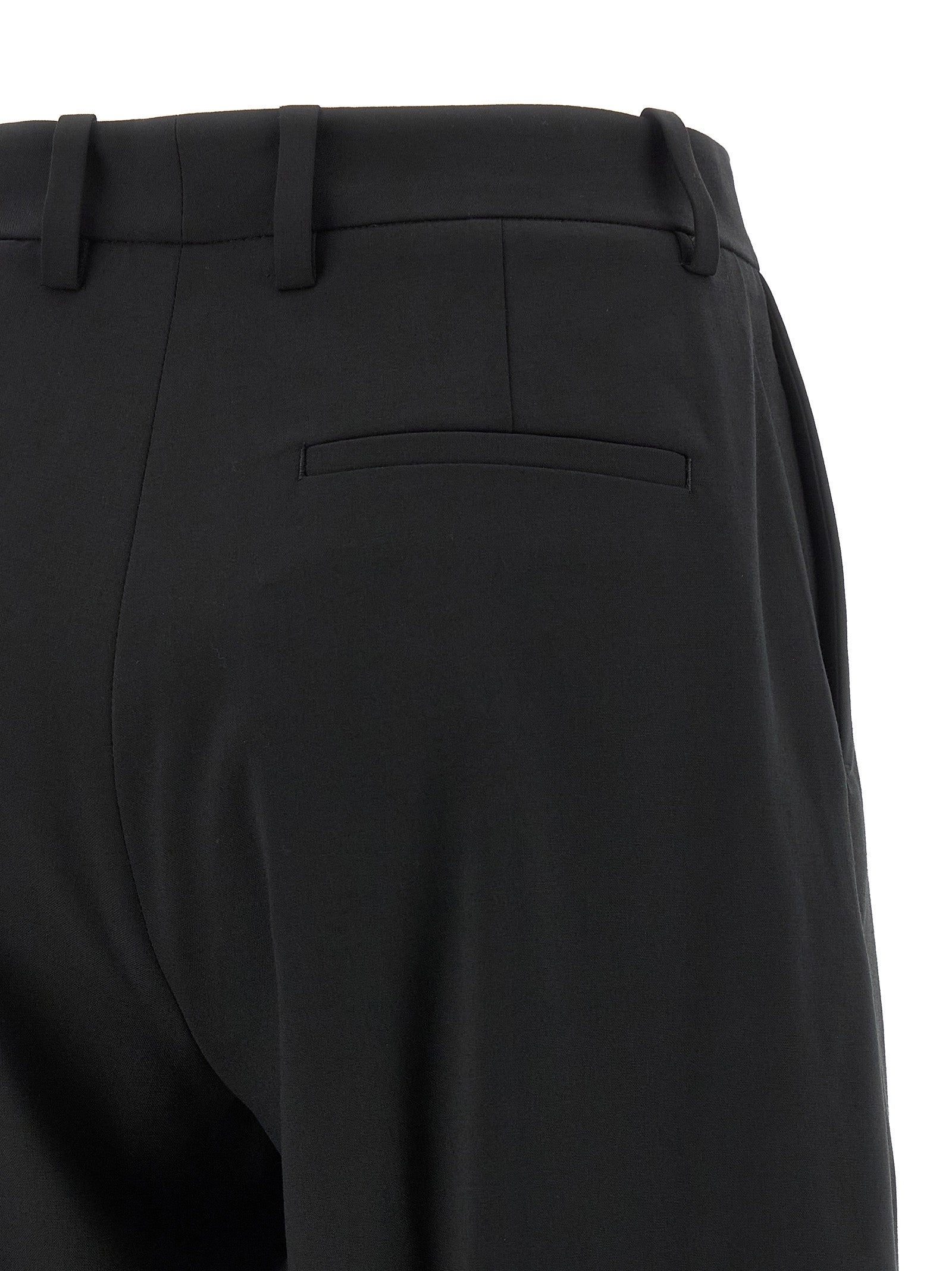MONCLER GENIUS Black Polyester Dress Women's Pants