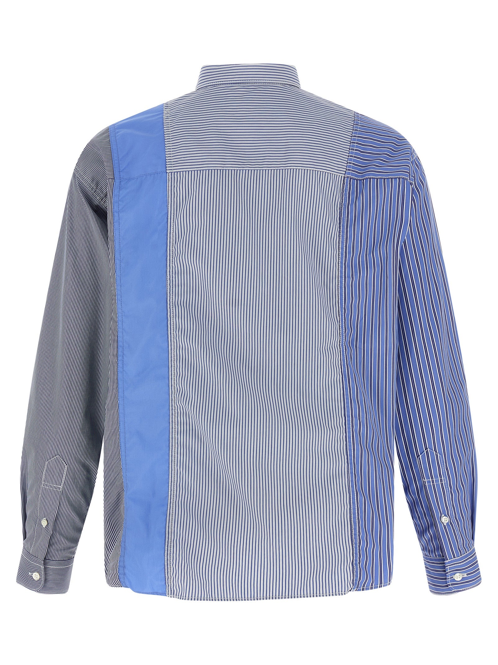 Comme Des Garçons Blue Cotton Men's Blouse