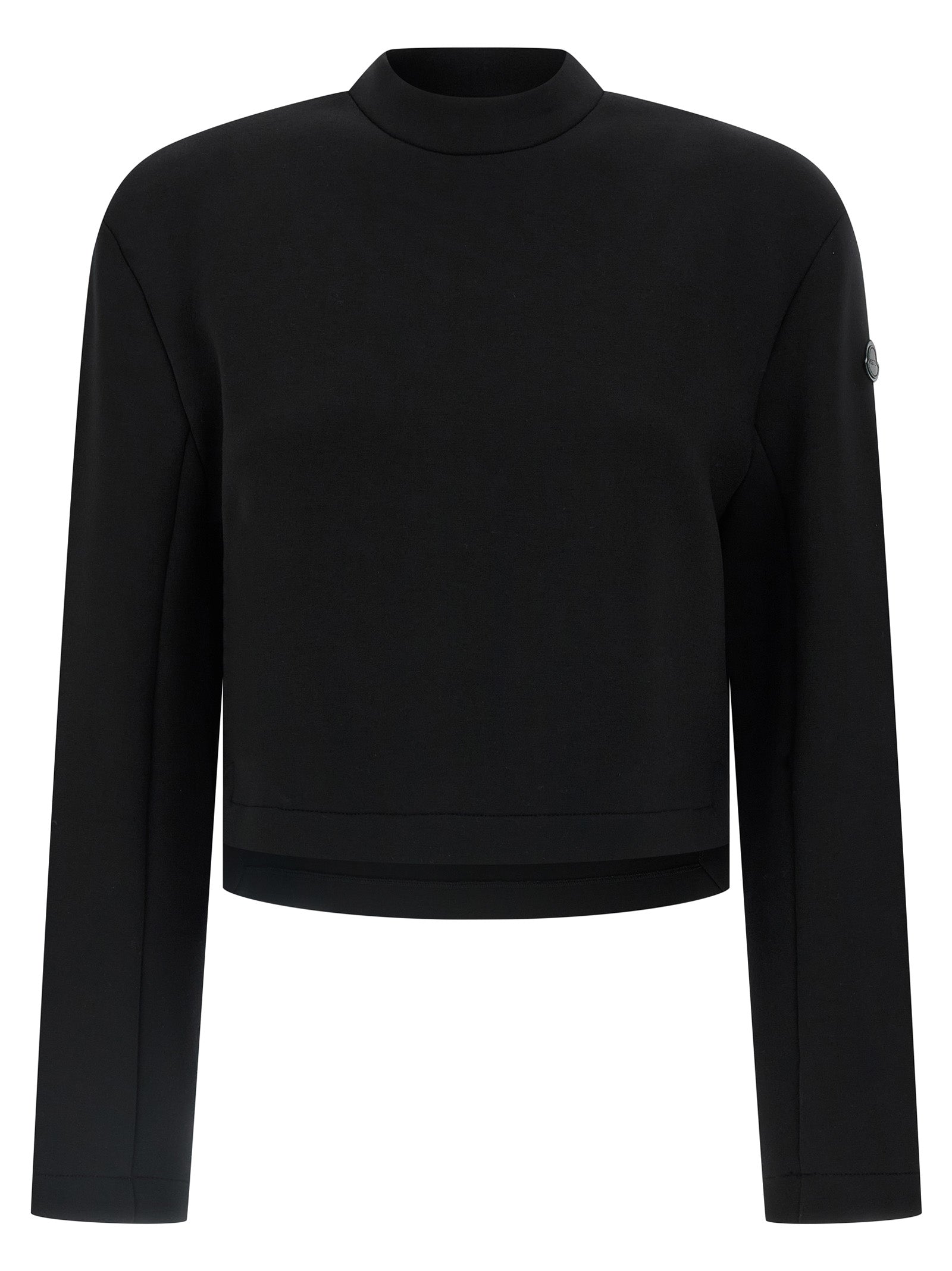 MONCLER GENIUS Black Viscose Women's Sweatshirt