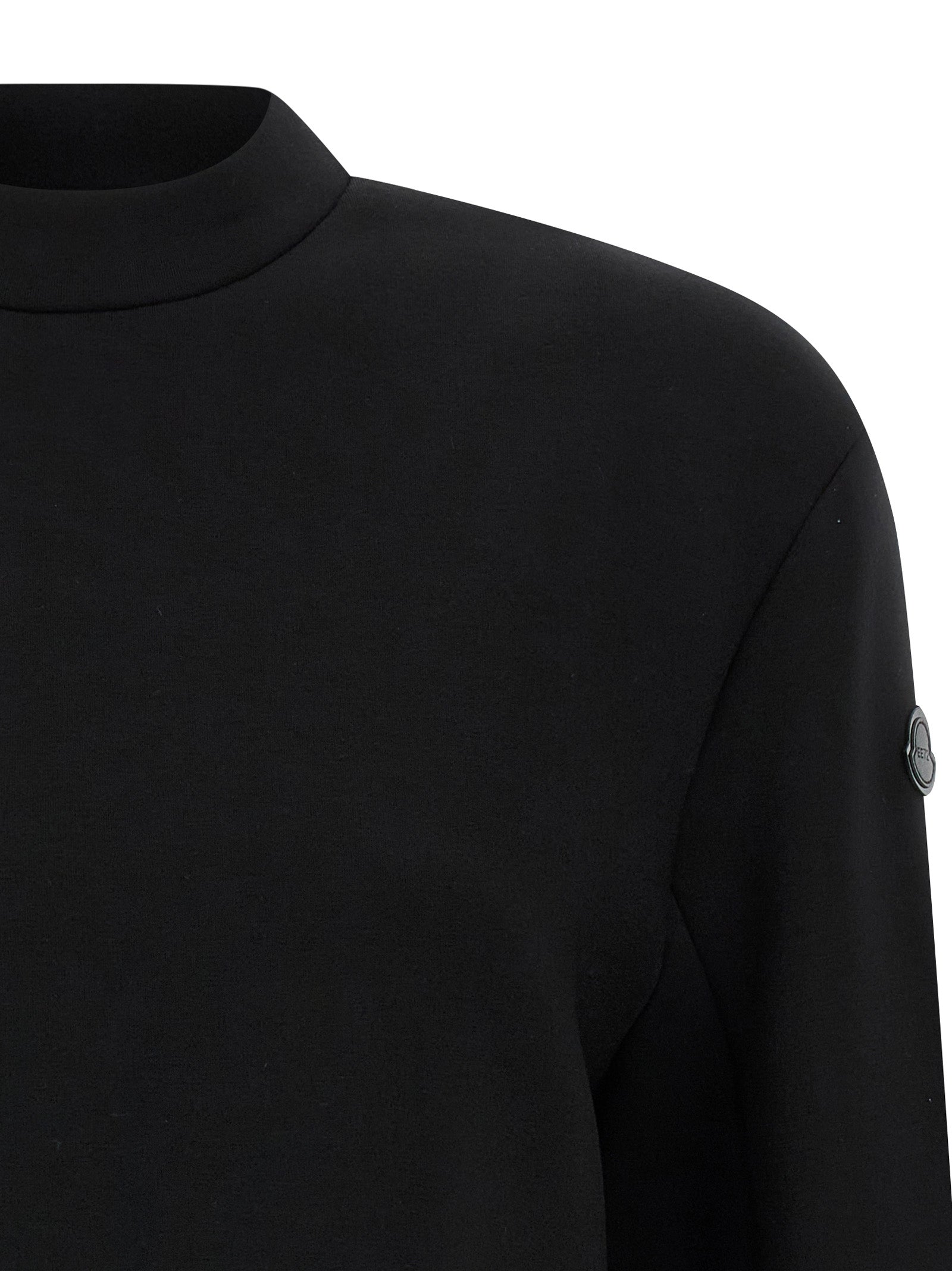 MONCLER GENIUS Black Viscose Women's Sweatshirt