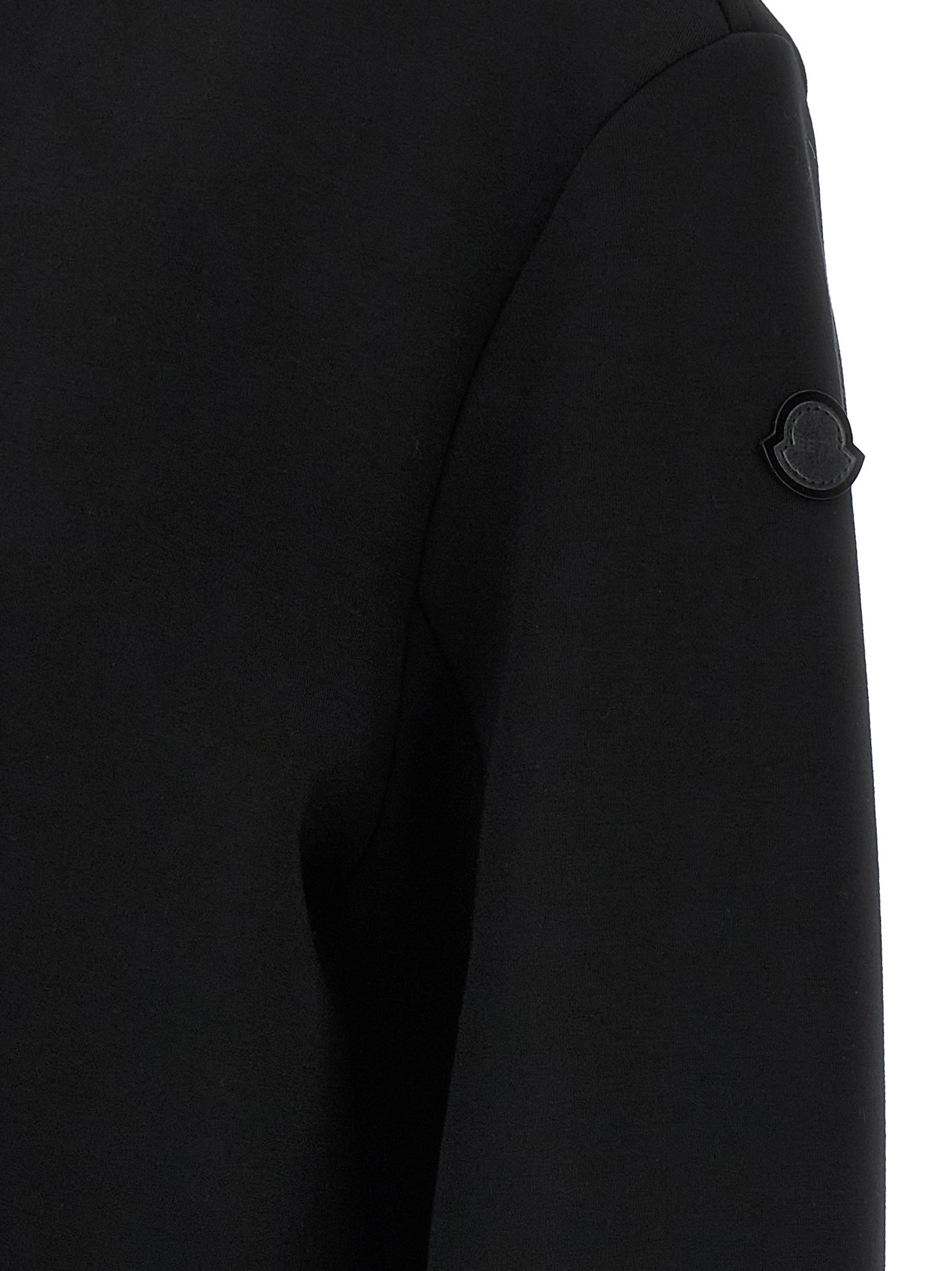 MONCLER GENIUS Black Viscose Women's Sweatshirt