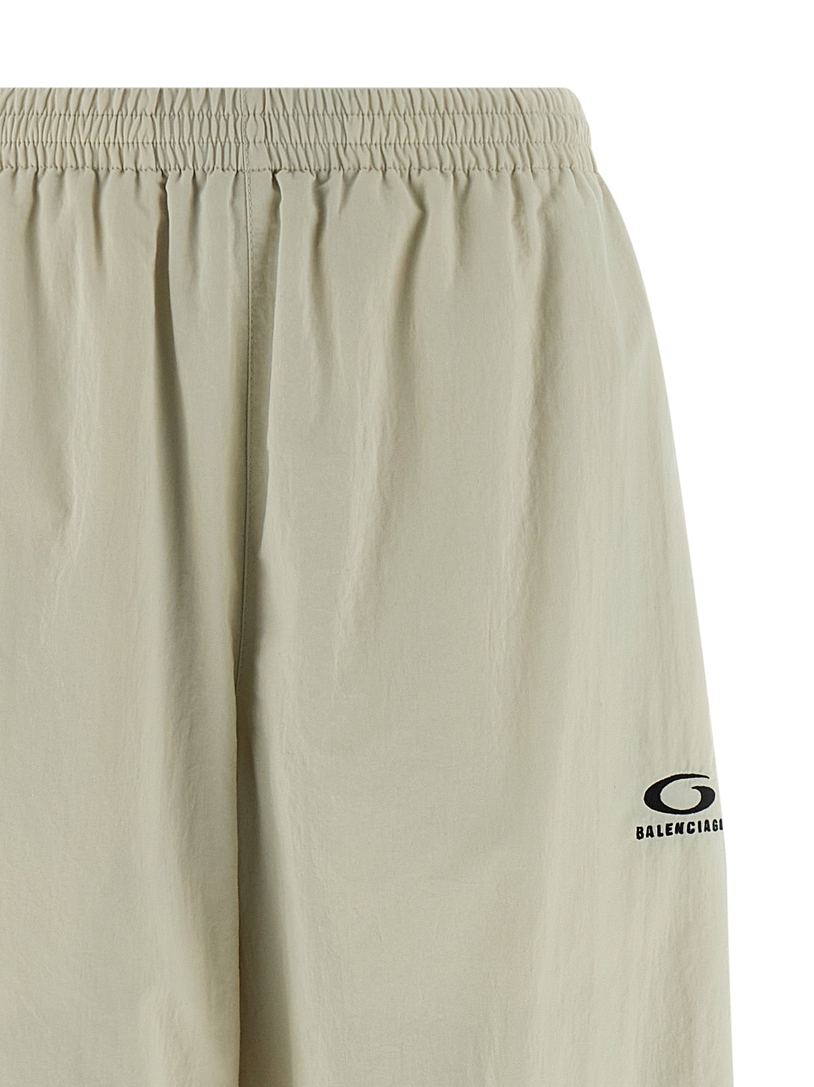 Balenciaga Beige Polyamide Joggers (Workout Women's Pants)