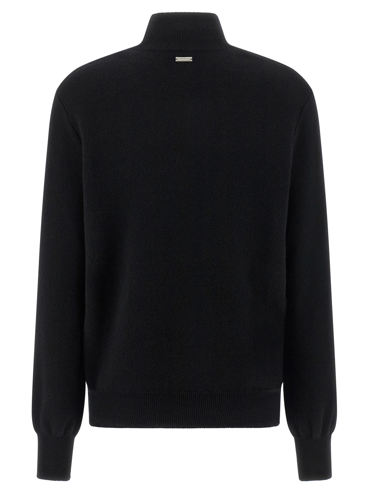 Ferragamo Black Virgin Wool Women's Cardigan