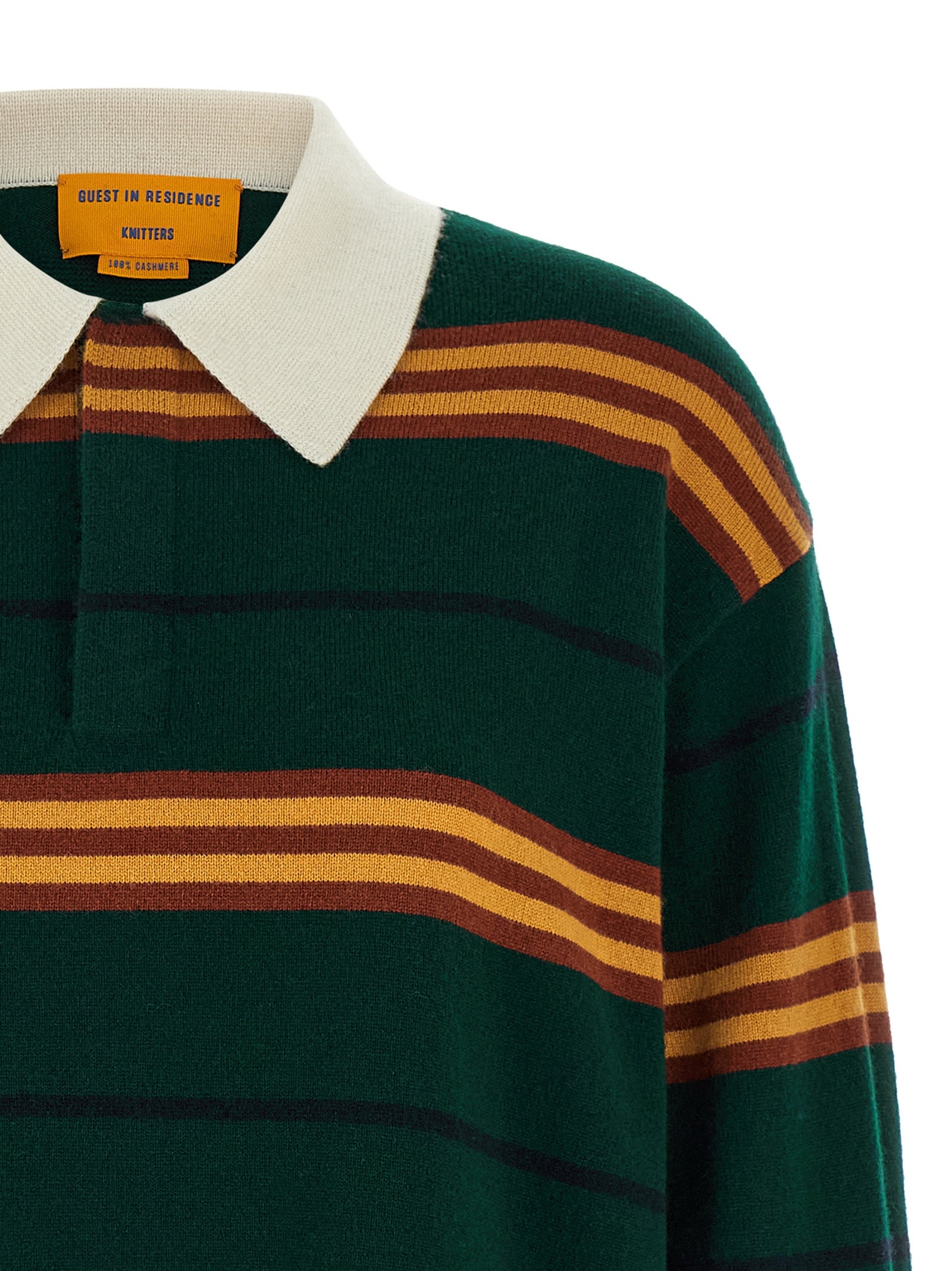 Guest in Residence Bicolor Cashmere Polo Women's Shirt