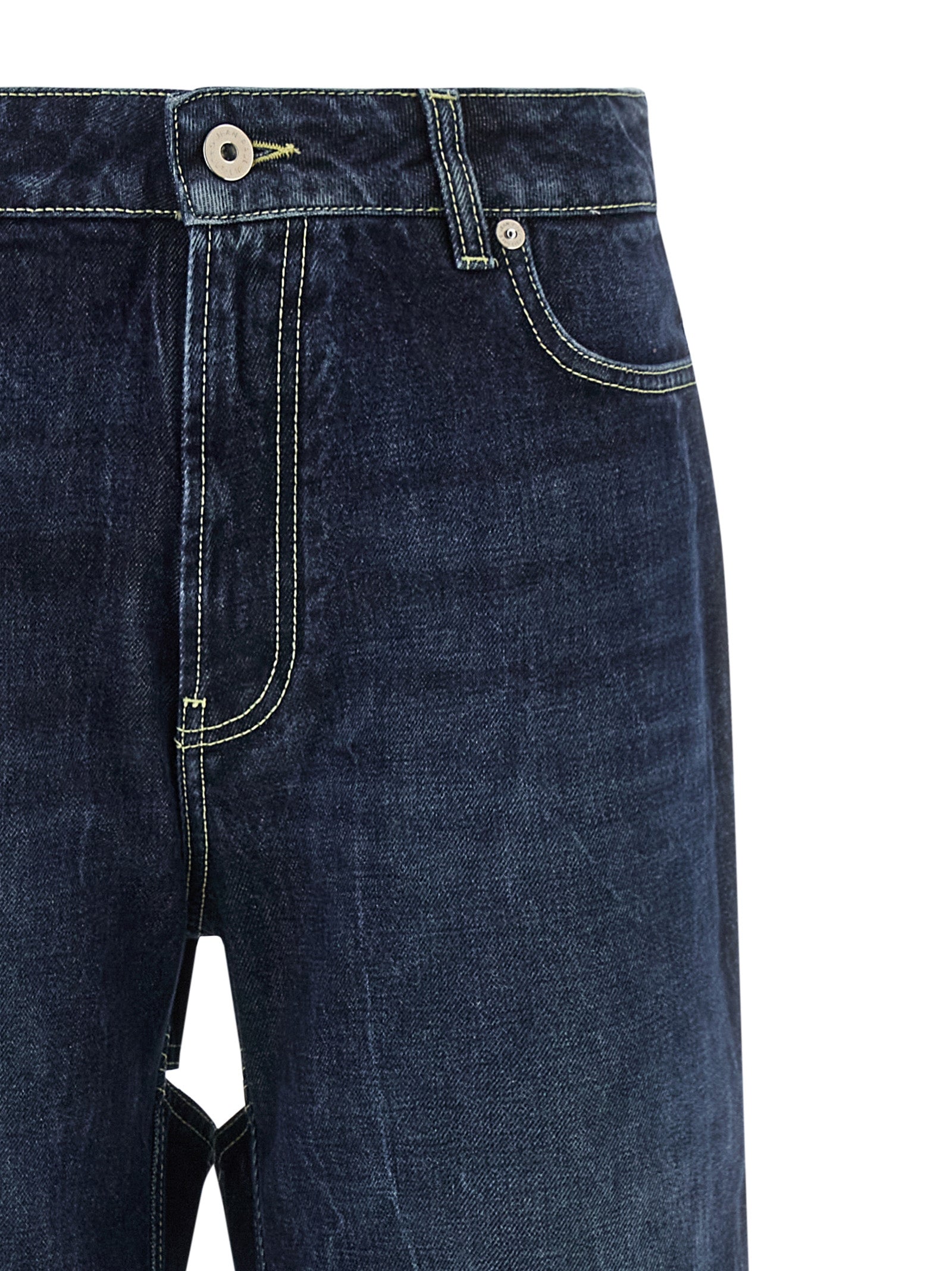 Jean Paul Gaultier Blue Cotton Jeans Women's Denim
