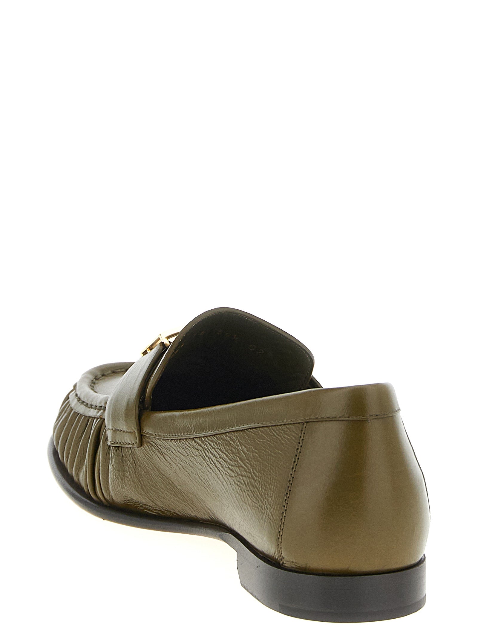 Fendi Bicolor Lamb Leather Slip-On Women's Loafers