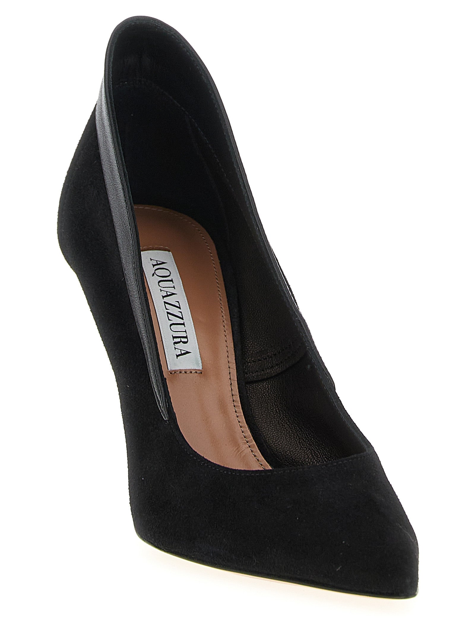 Aquazzura Black Goatskin High Heel Women's Pumps