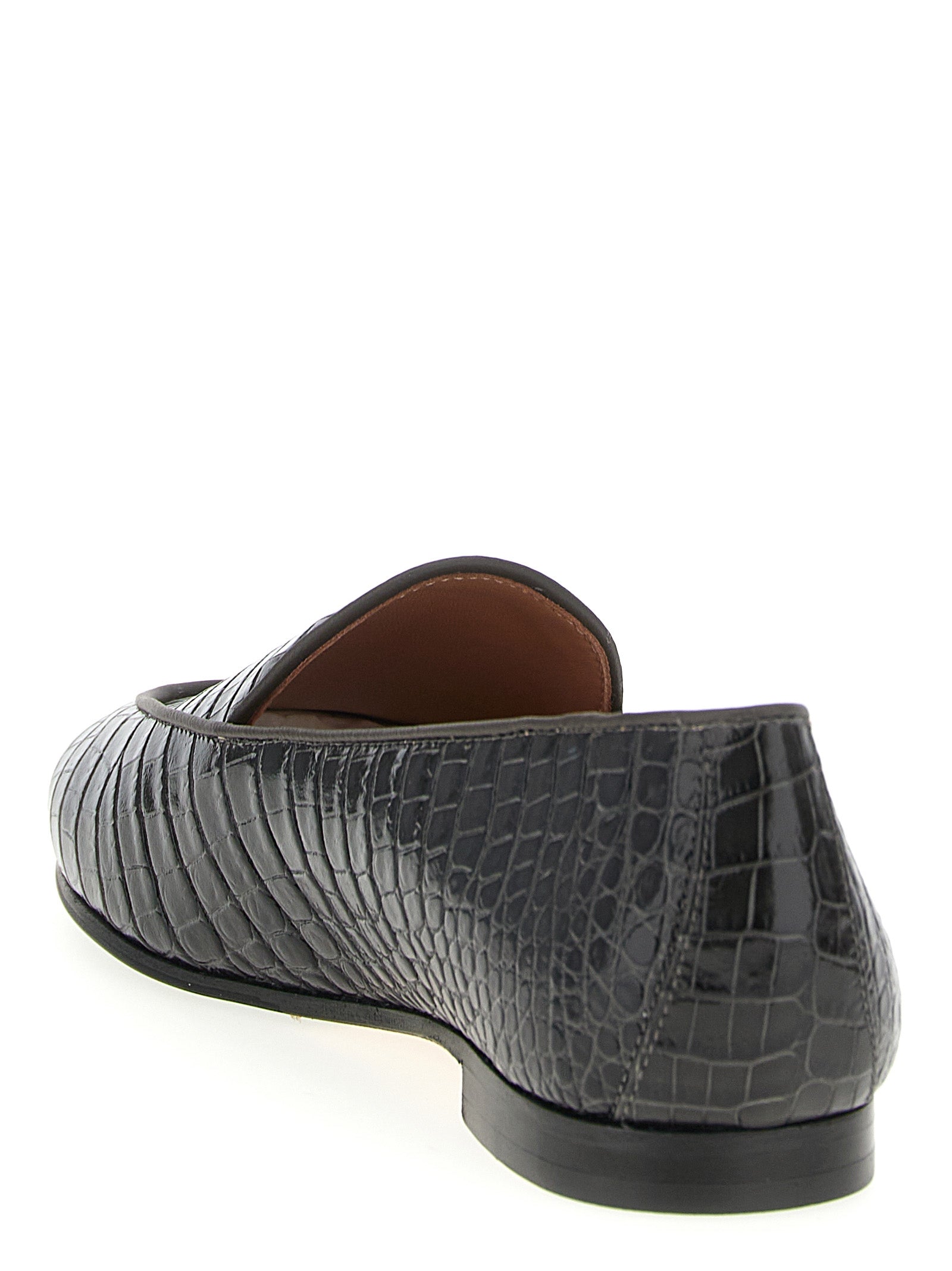 Aquazzura Black Calfskin Slip-On Women's Loafers